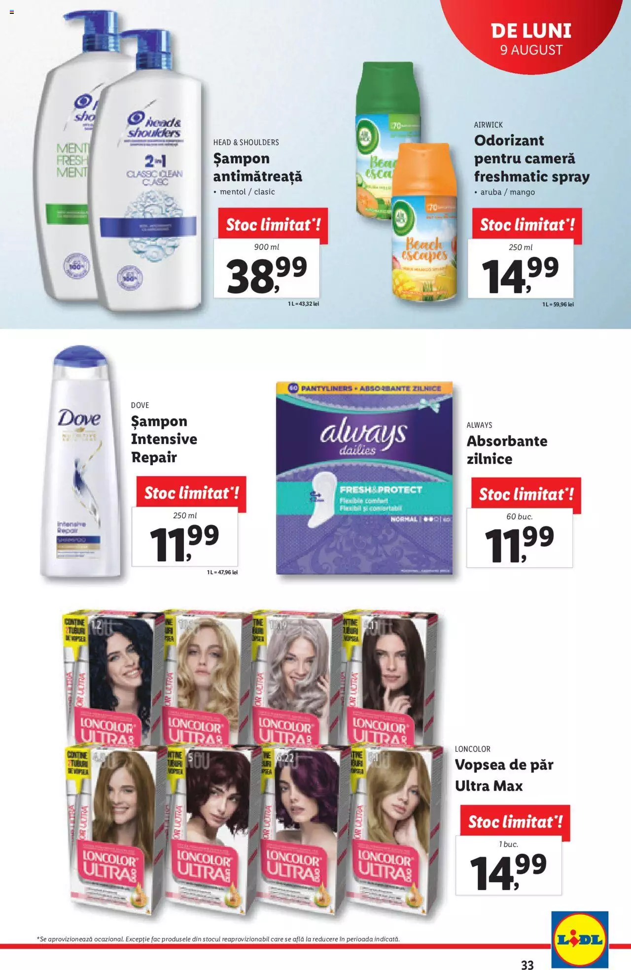 Catalog LIDL 9 - 16 August 2021 | Pagina 33