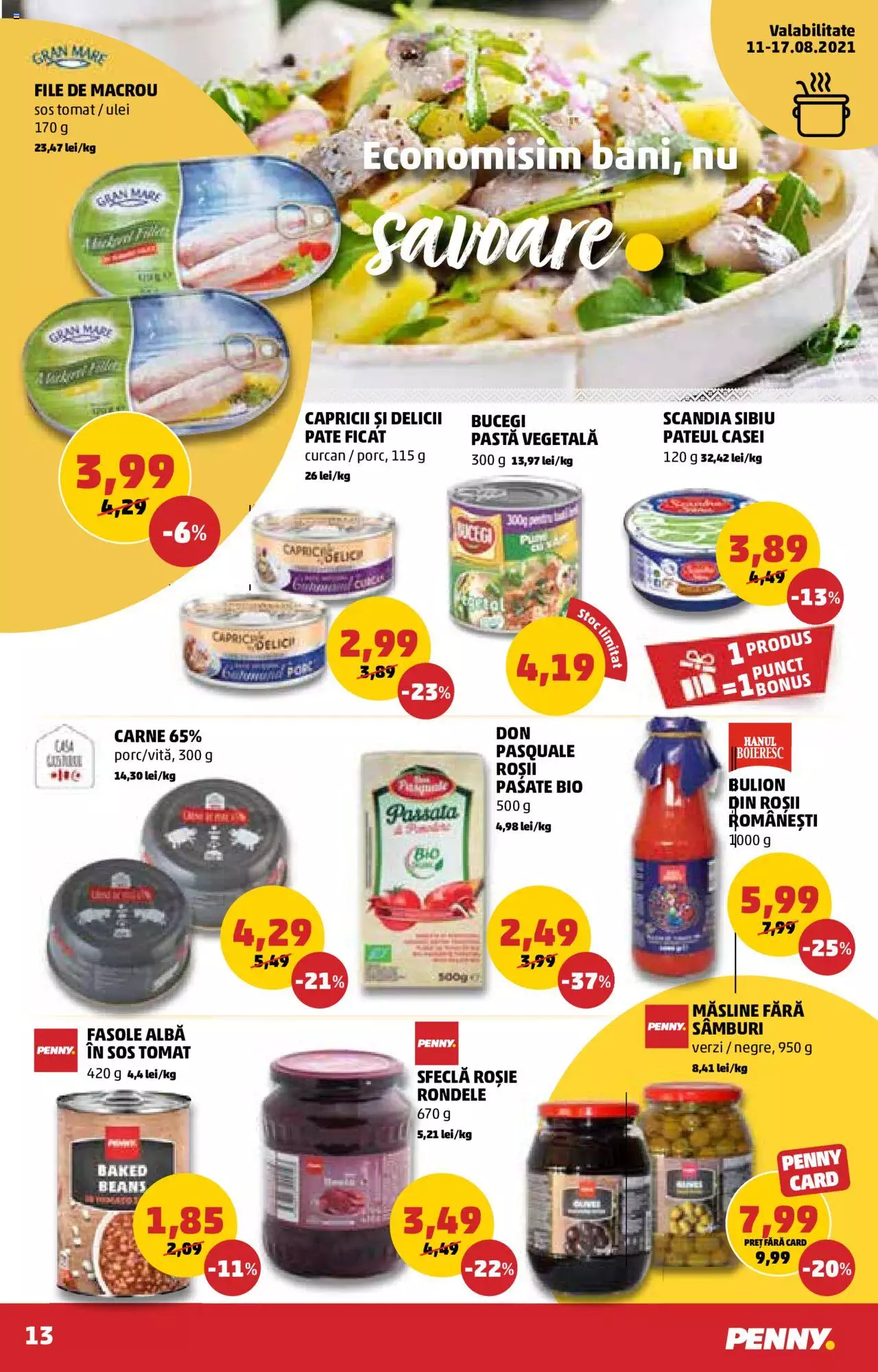 Catalog PENNY Market 11 - 18 August 2021 | Pagina 13