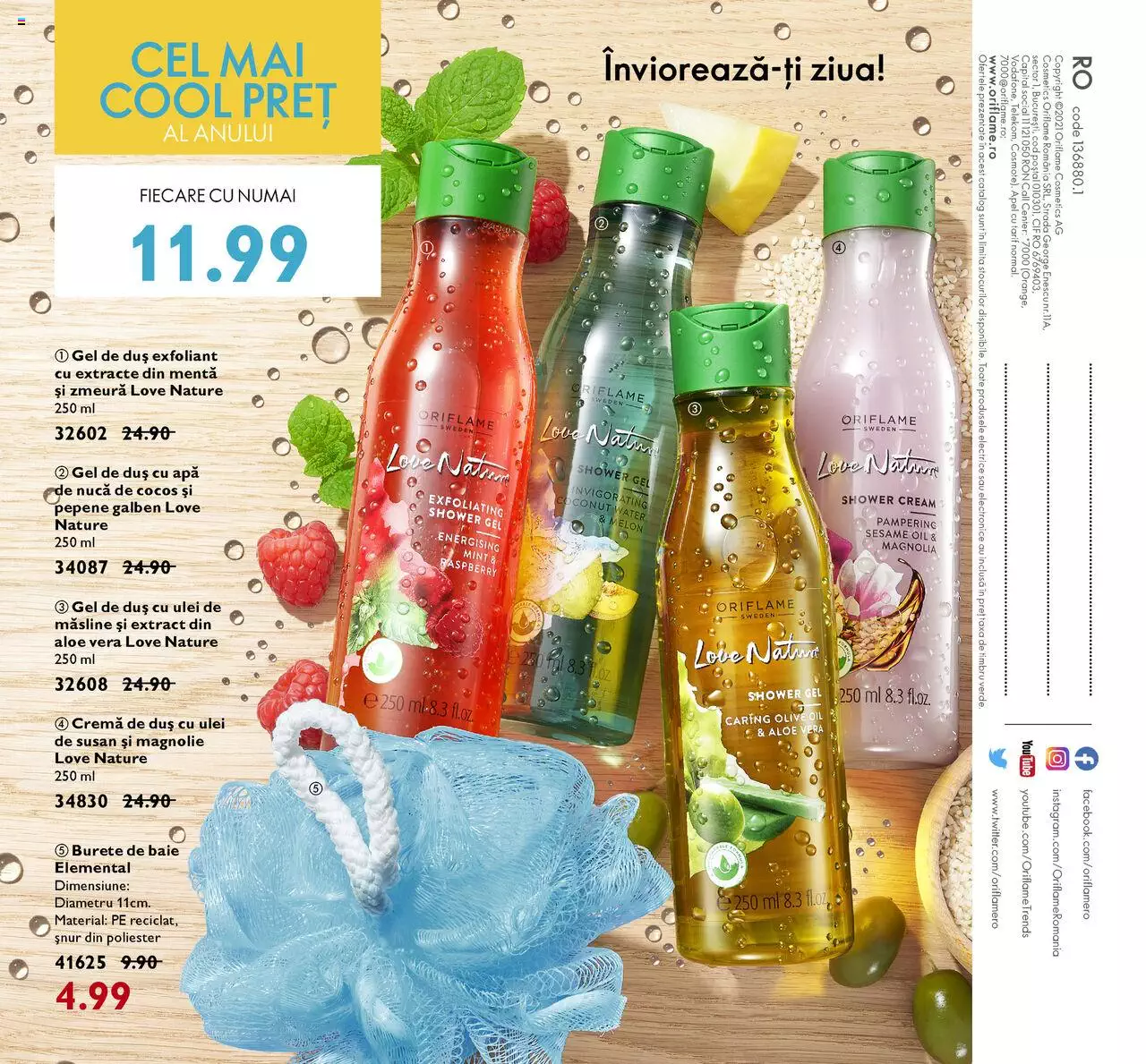 Catalog Oriflame 3 - 24 August 2021 | Pagina 136