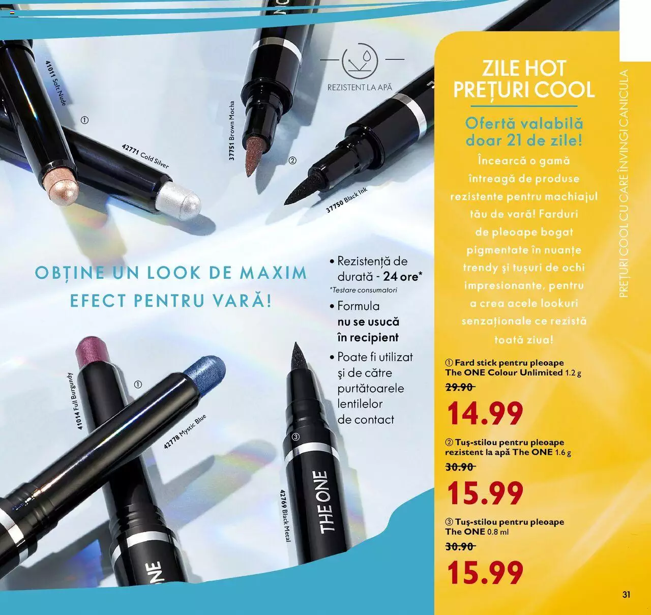 Catalog Oriflame 3 - 24 August 2021 | Pagina 31
