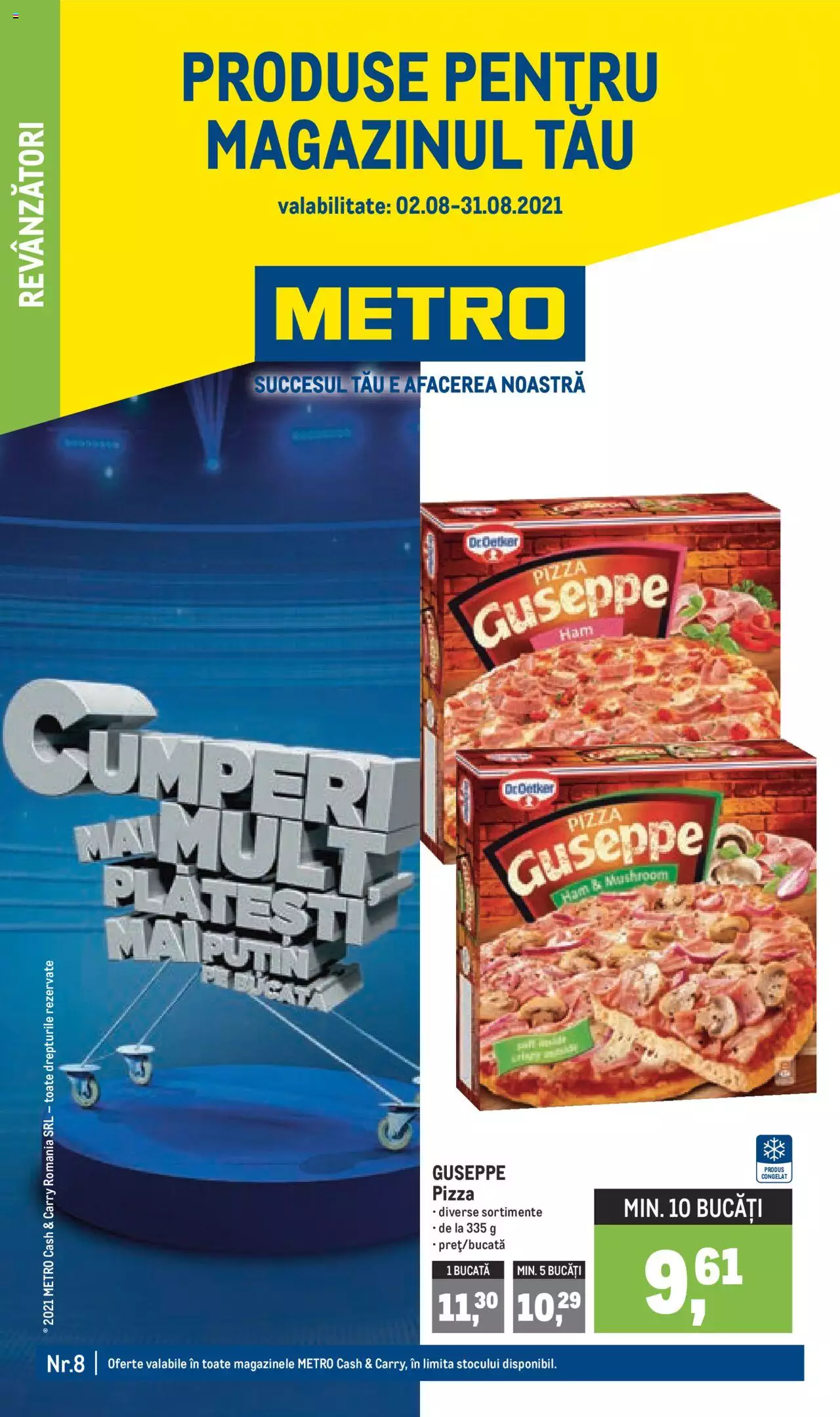 Catalog METRO 2 August - 1 Septembrie 2021 | Pagina 1