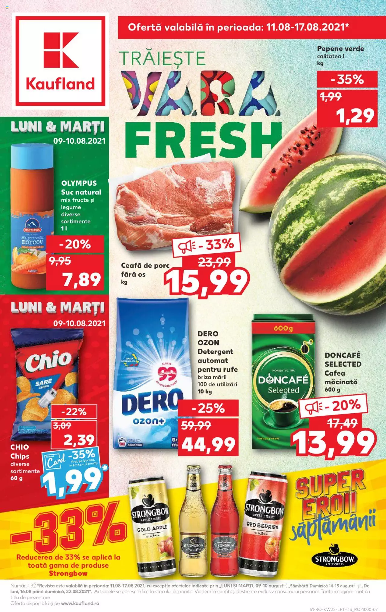 Catalog Kaufland 11 - 18 August 2021 | Pagina 1