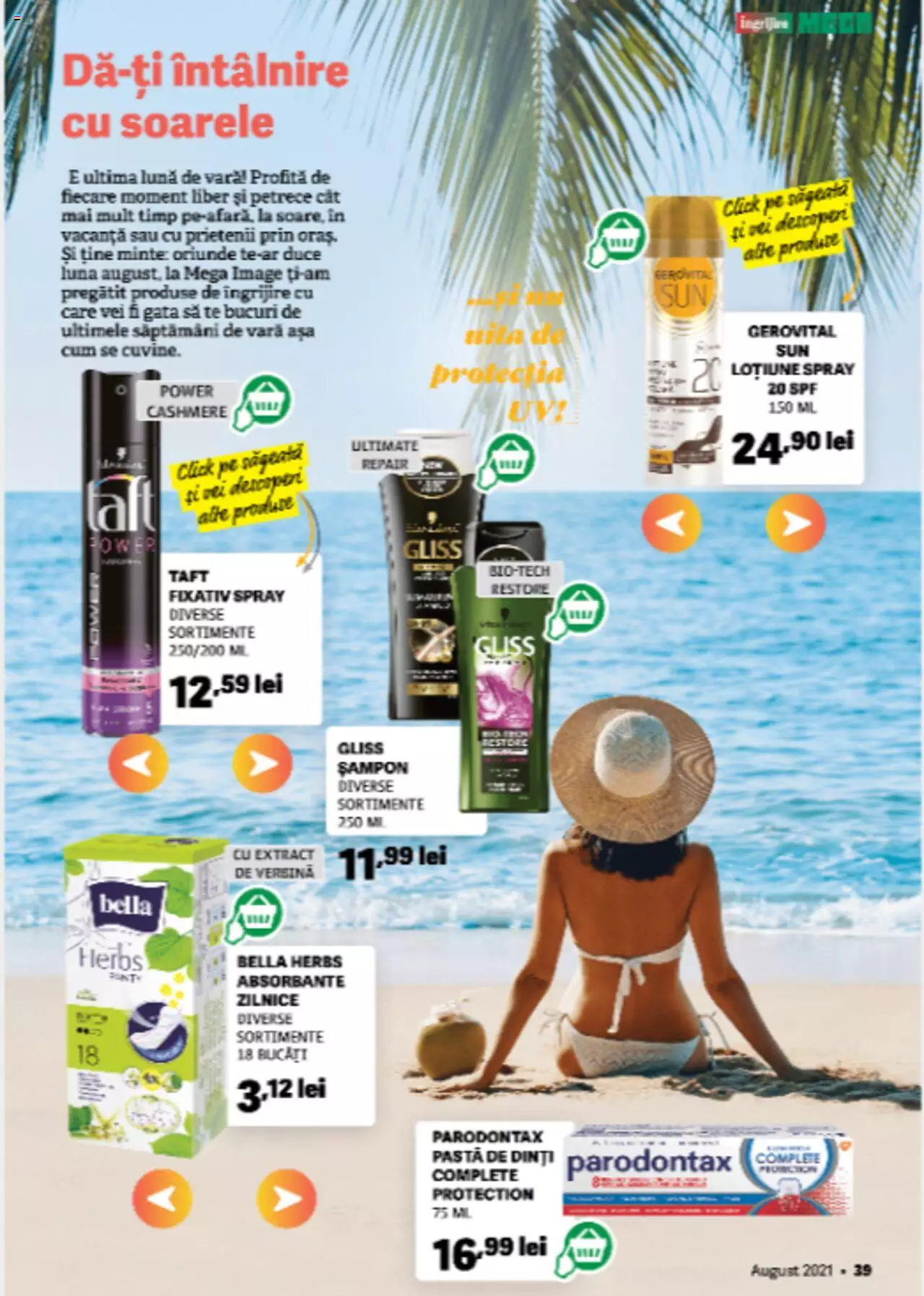 Catalog Mega Image 29 Iulie - 31 August 2021 | Pagina 39