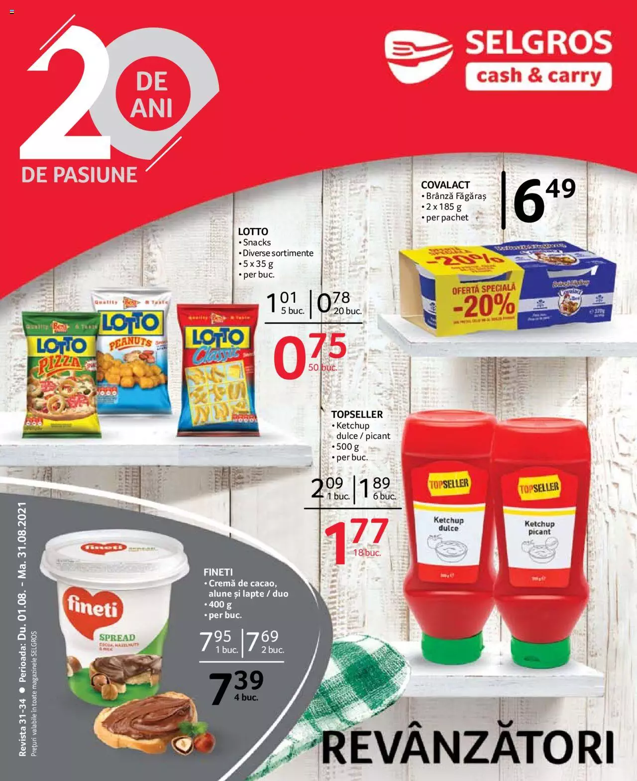 Catalog Selgros 1 - 31 August 2021 | Pagina 1