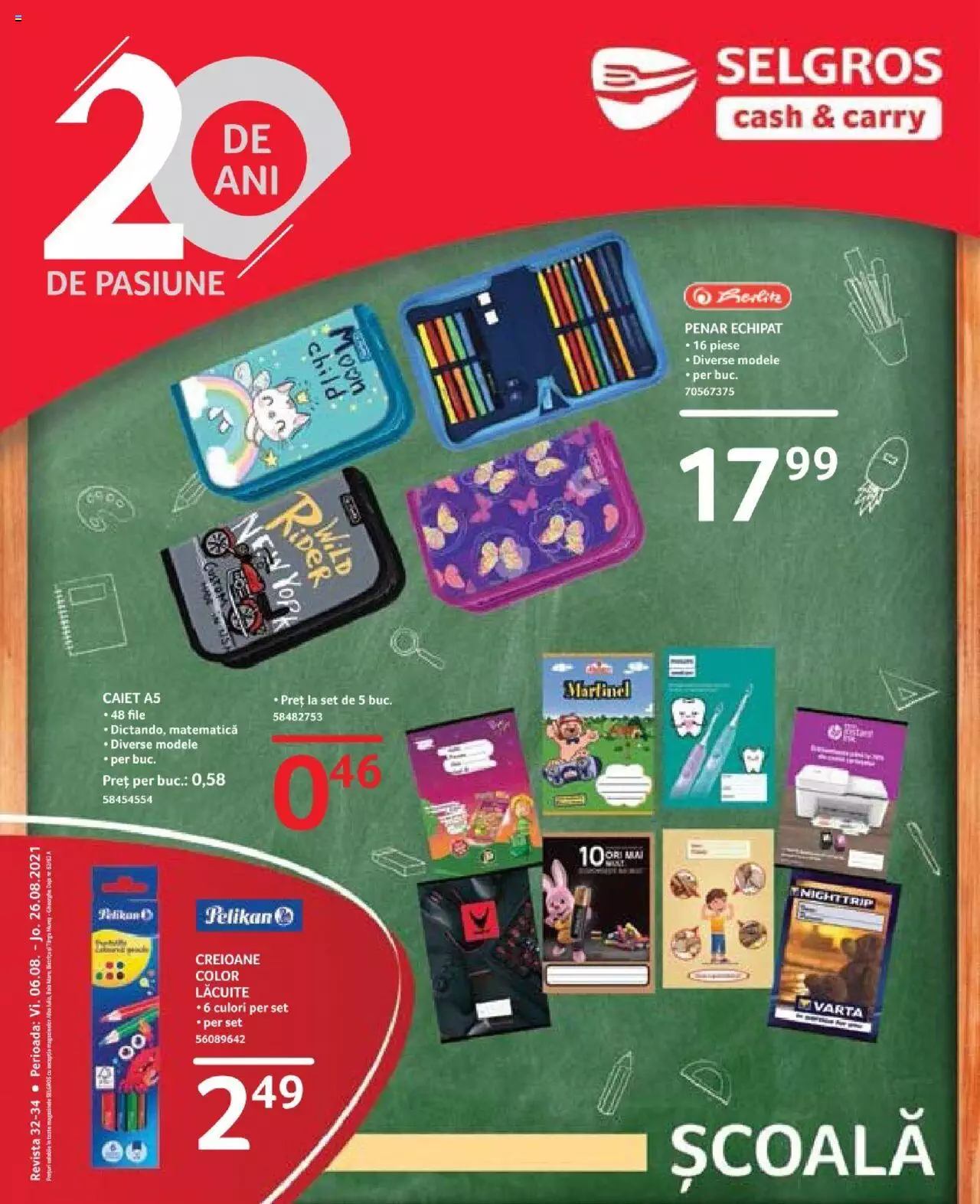 Catalog Selgros 6 - 26 August 2021 | Pagina 1