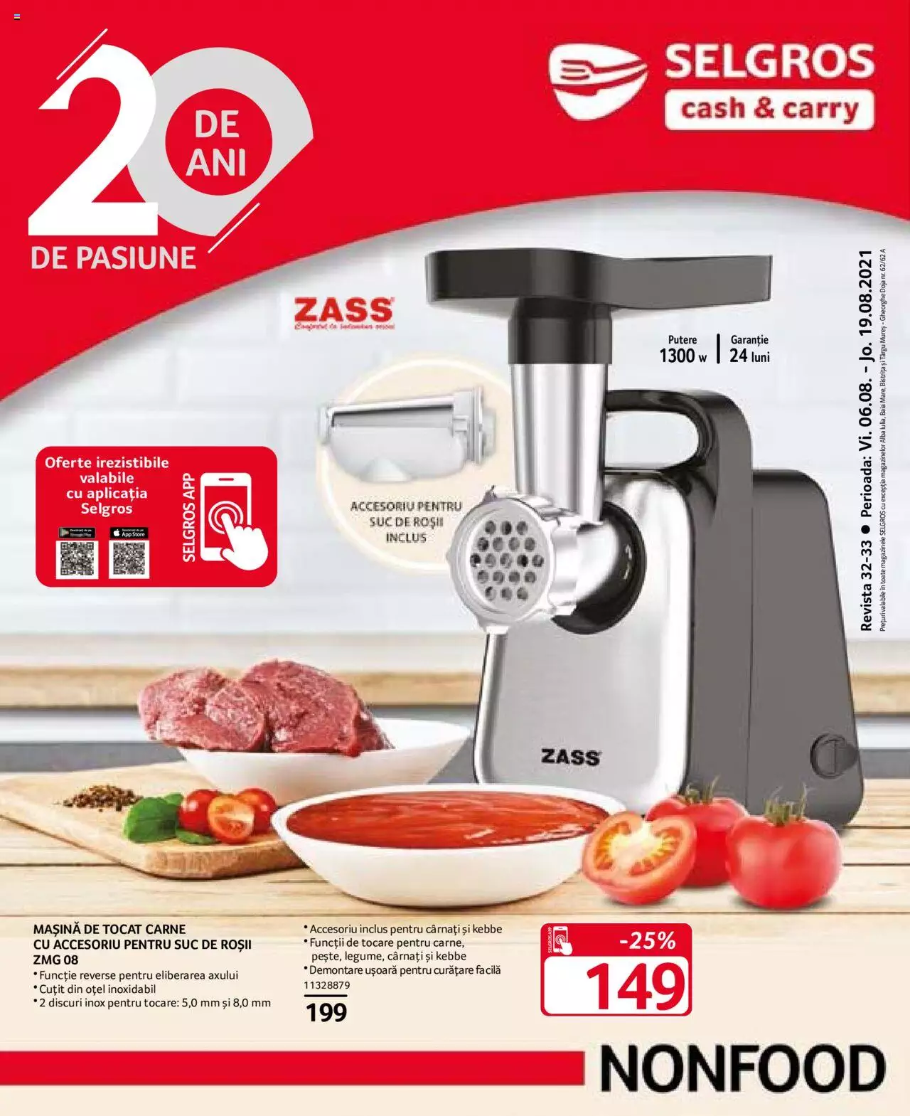 Catalog Selgros 6 - 19 August 2021 | Pagina 1