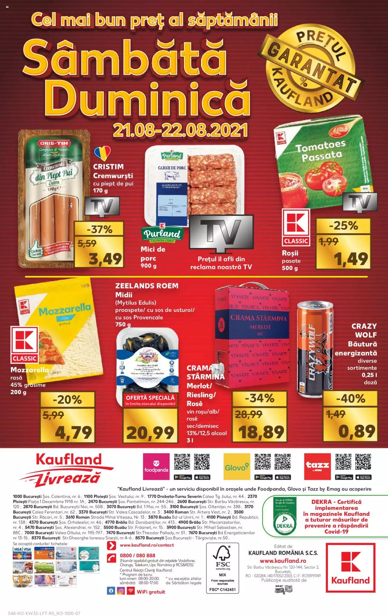 Catalog Kaufland 18 - 24 August 2021 | Pagina 48