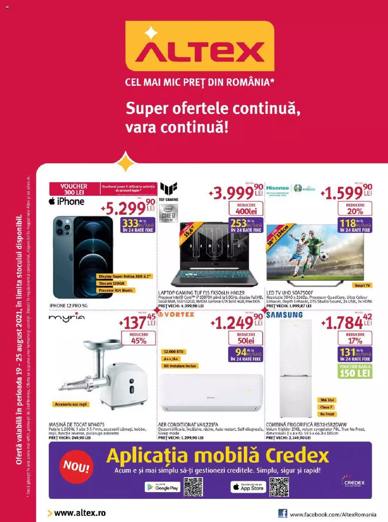 Catalog Altex 19 - 25 August 2021 | Pagina 1