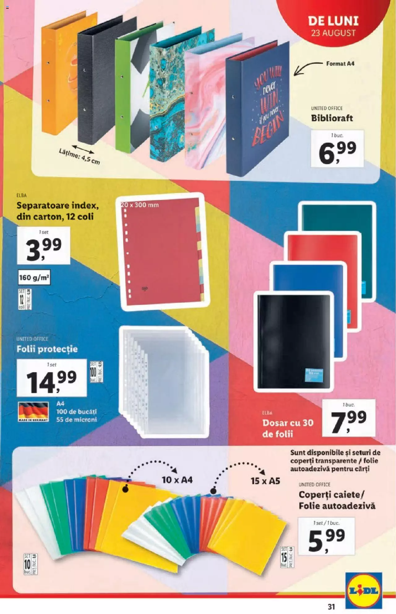 Catalog LIDL 23 - 29 August 2021 | Pagina 31