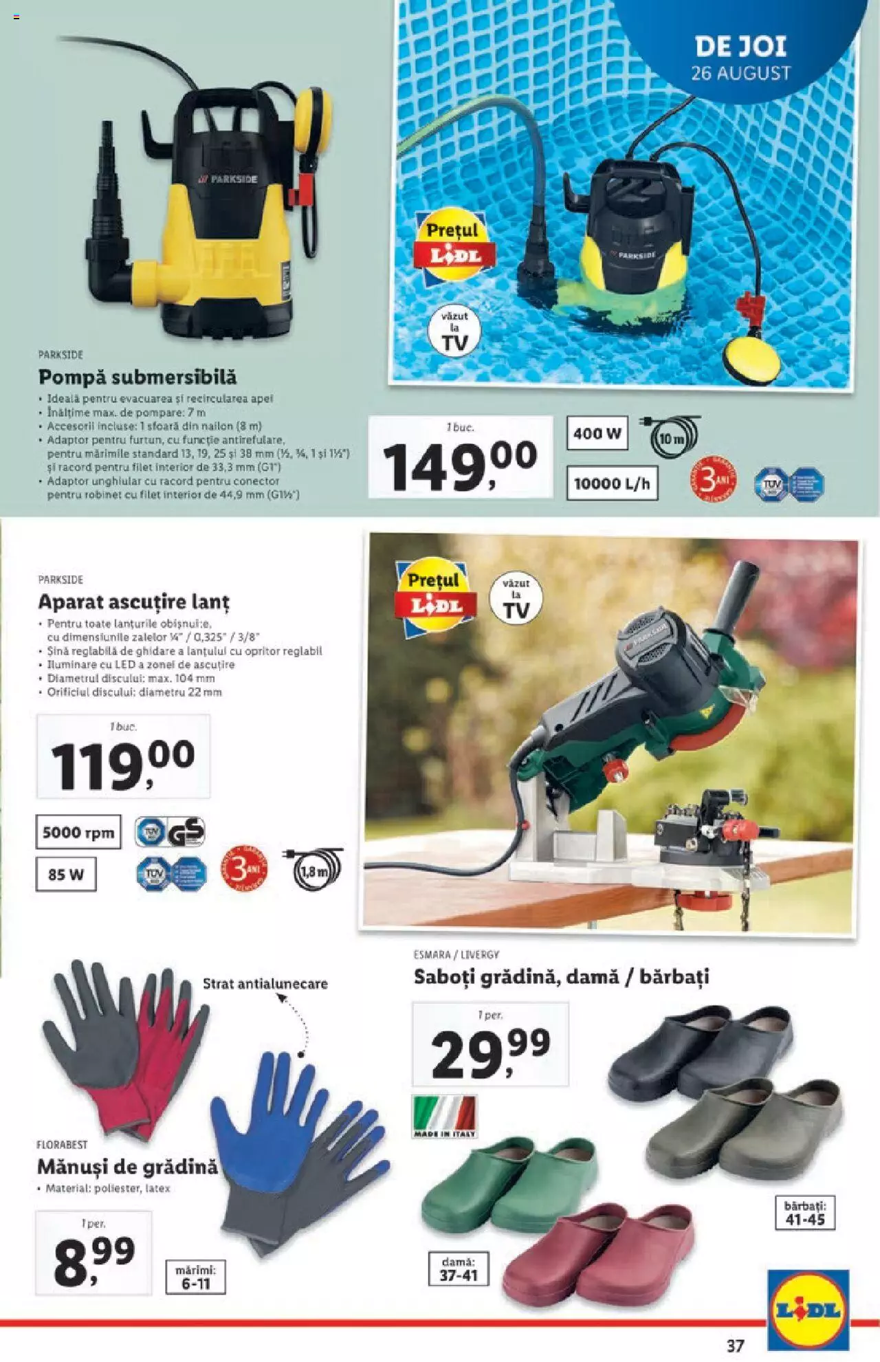 Catalog LIDL 23 - 29 August 2021 | Pagina 37