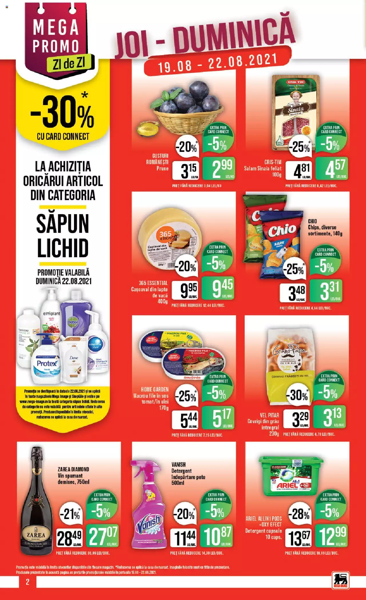 Catalog Mega Image 19 - 25 August 2021 | Pagina 2