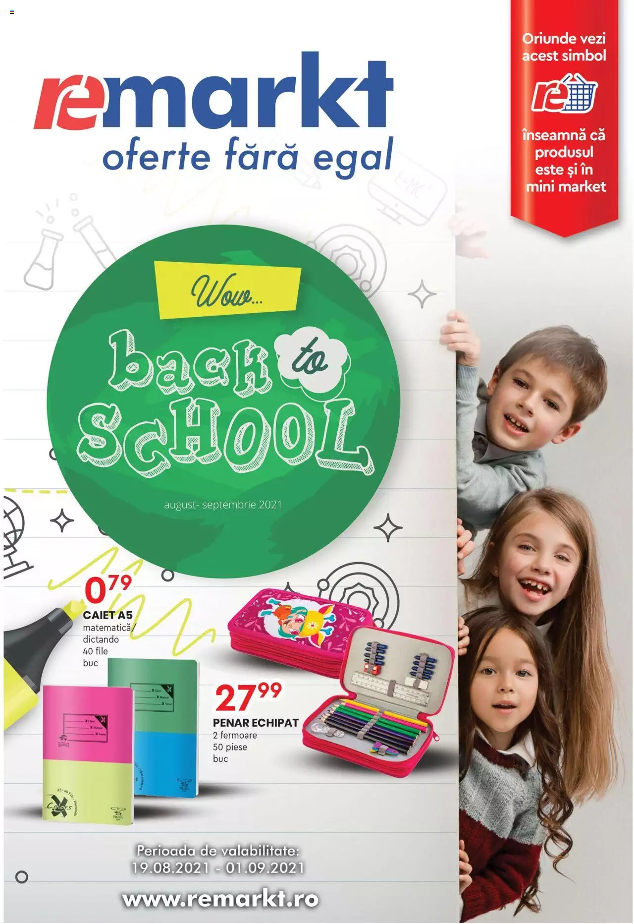 Catalog Remarkt 19 August - 1 Septembrie 2021 | Pagina 1