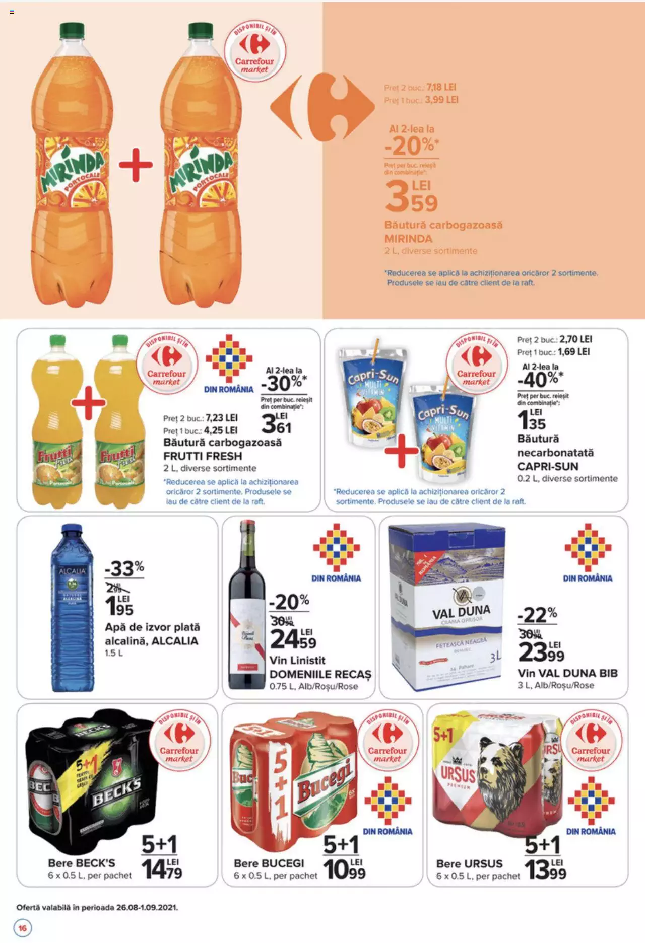 Catalog Carrefour 26 August - 1 Septembrie 2021 | Pagina 16