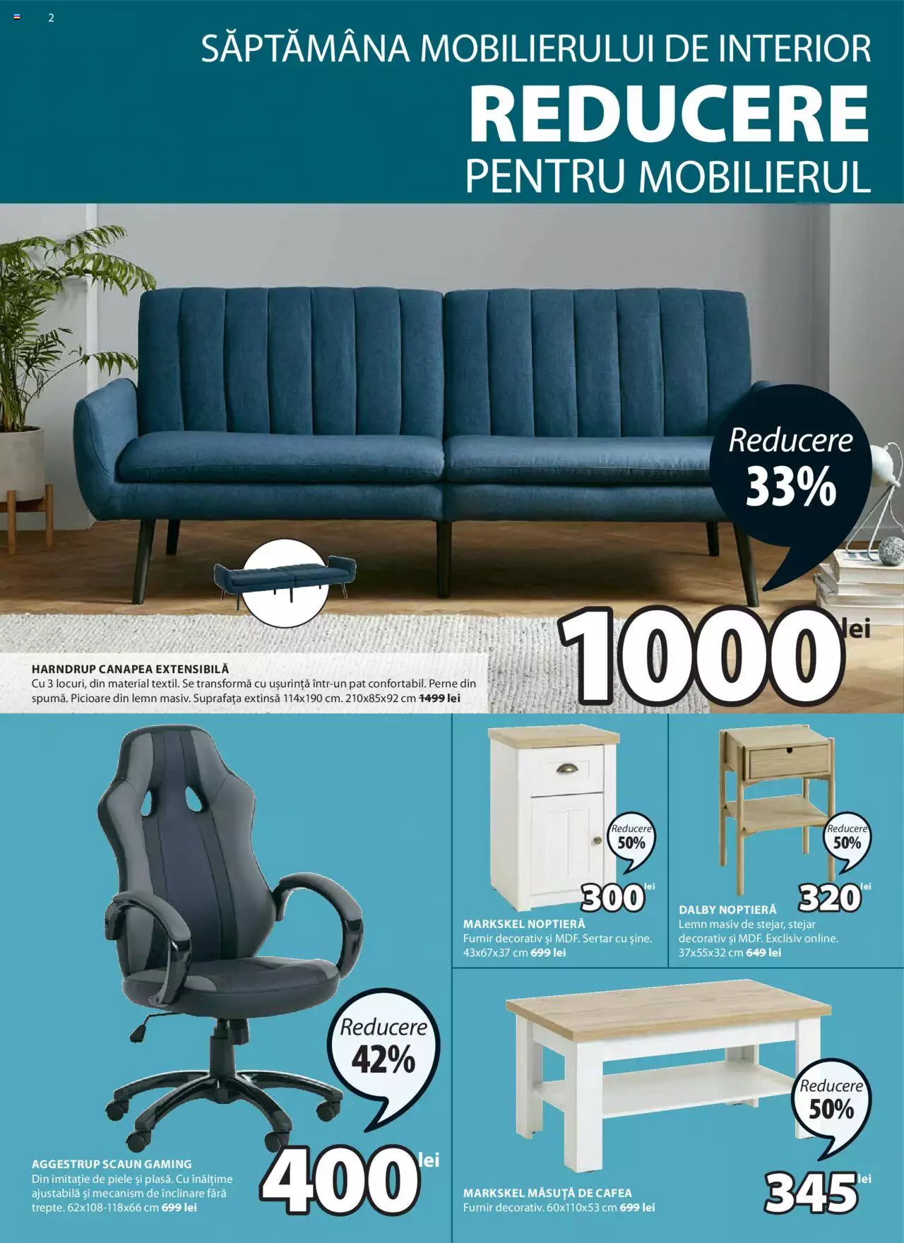 Catalog JYSK 26 August - 22 Septembrie 2021 | Pagina 2