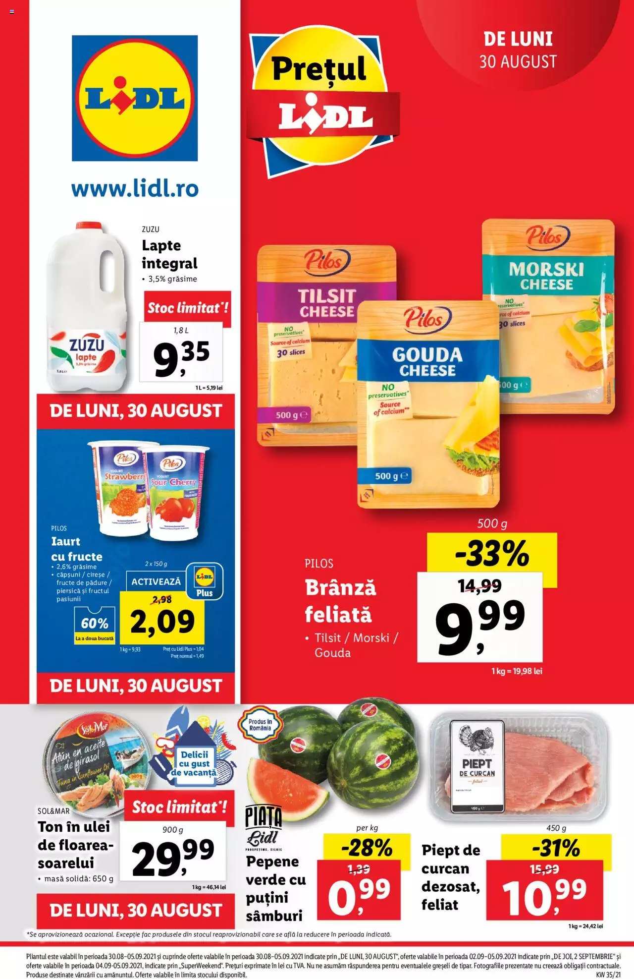Catalog LIDL 30 August - 5 Septembrie 2021 | Pagina 1