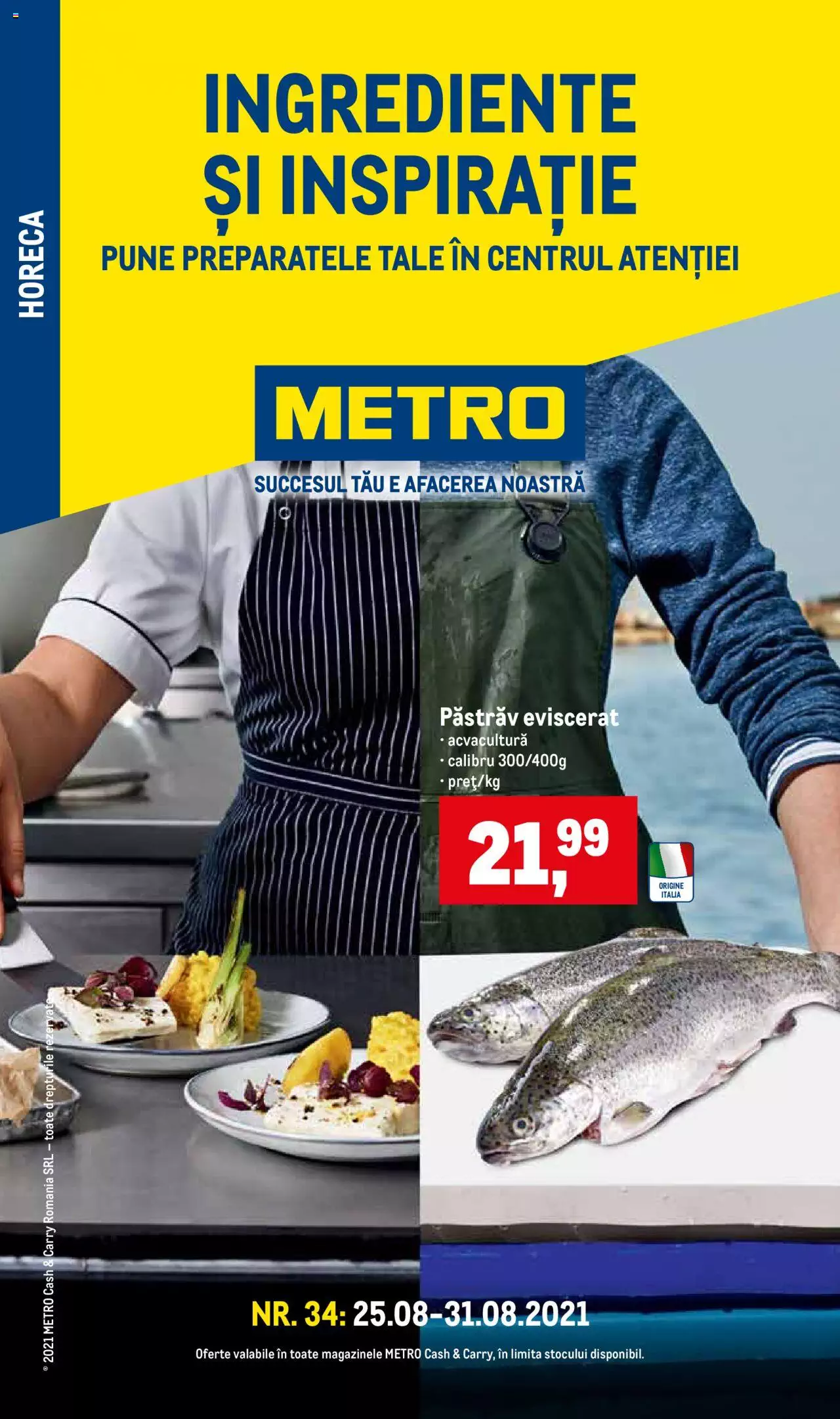 Catalog METRO 25 - 31 August 2021 | Pagina 1