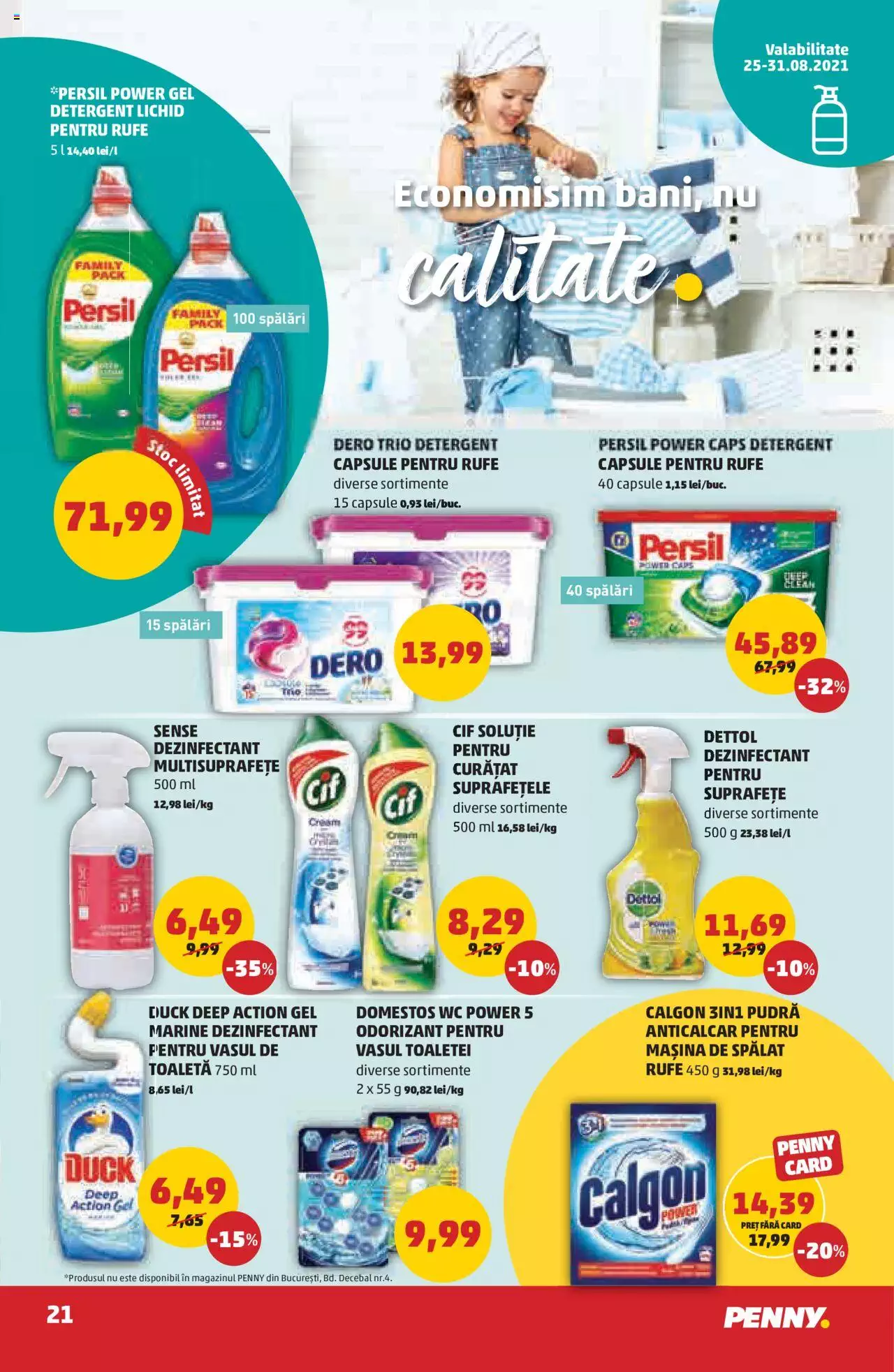 Catalog PENNY Market 25 - 31 August 2021 | Pagina 21