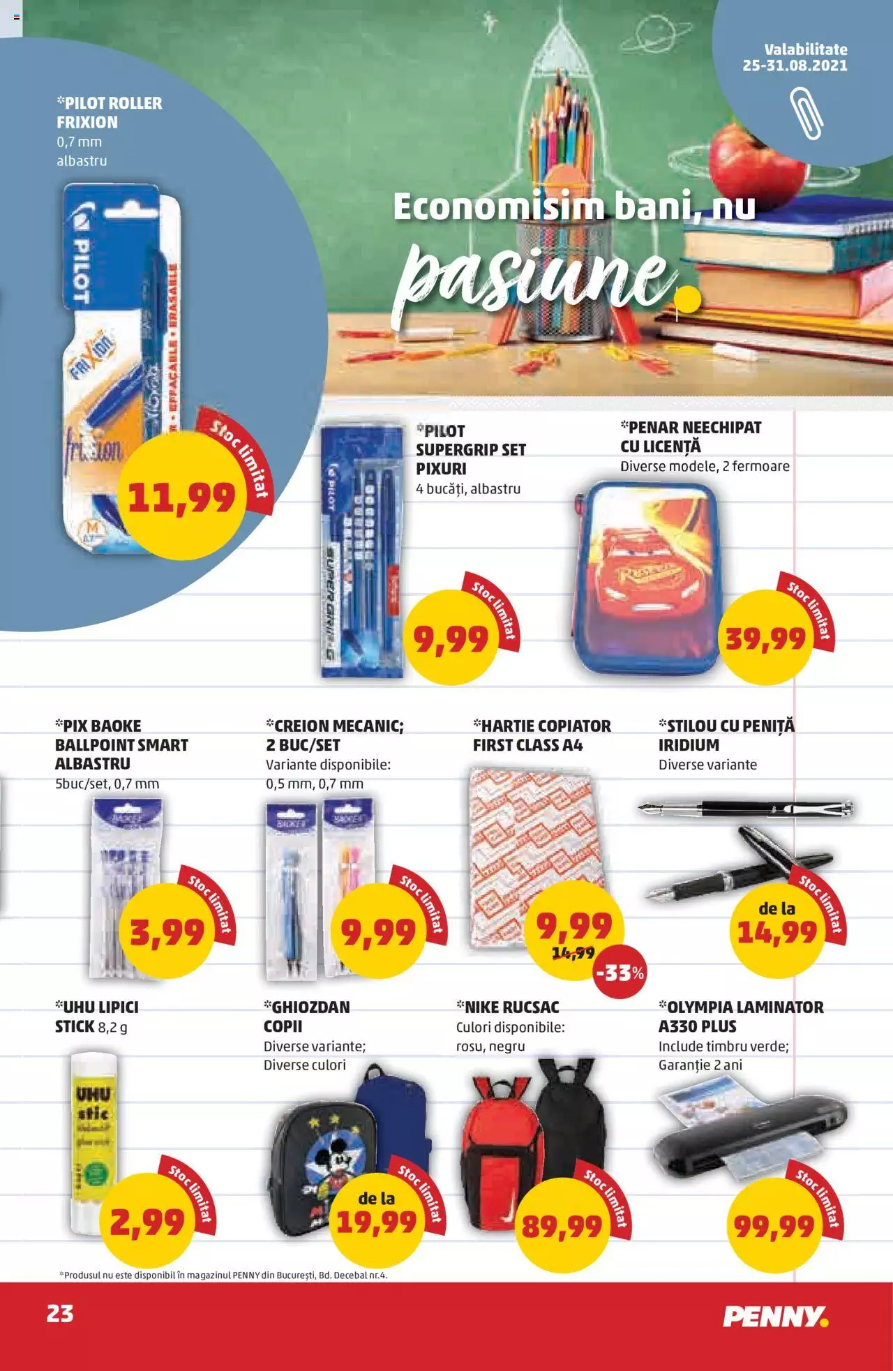 Catalog PENNY Market 25 - 31 August 2021 | Pagina 23