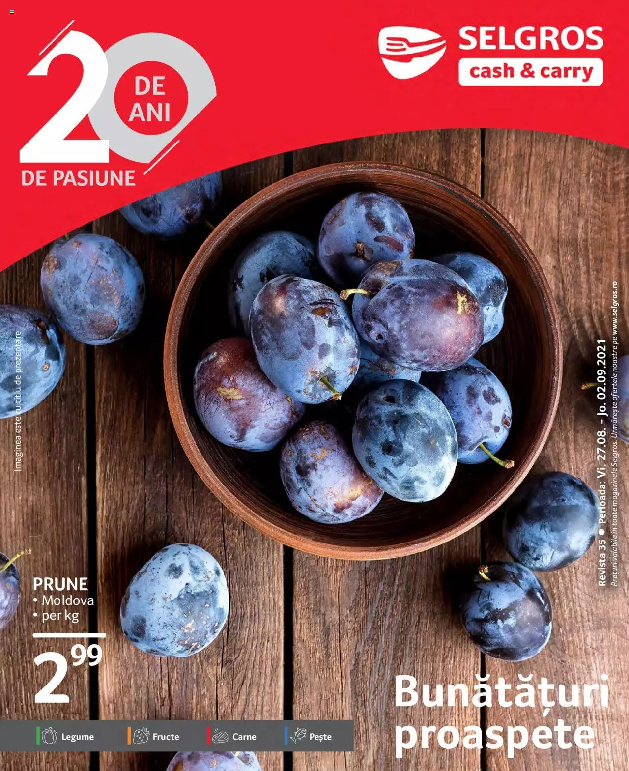 Catalog Selgros 27 August - 2 Septembrie 2021 | Pagina 1