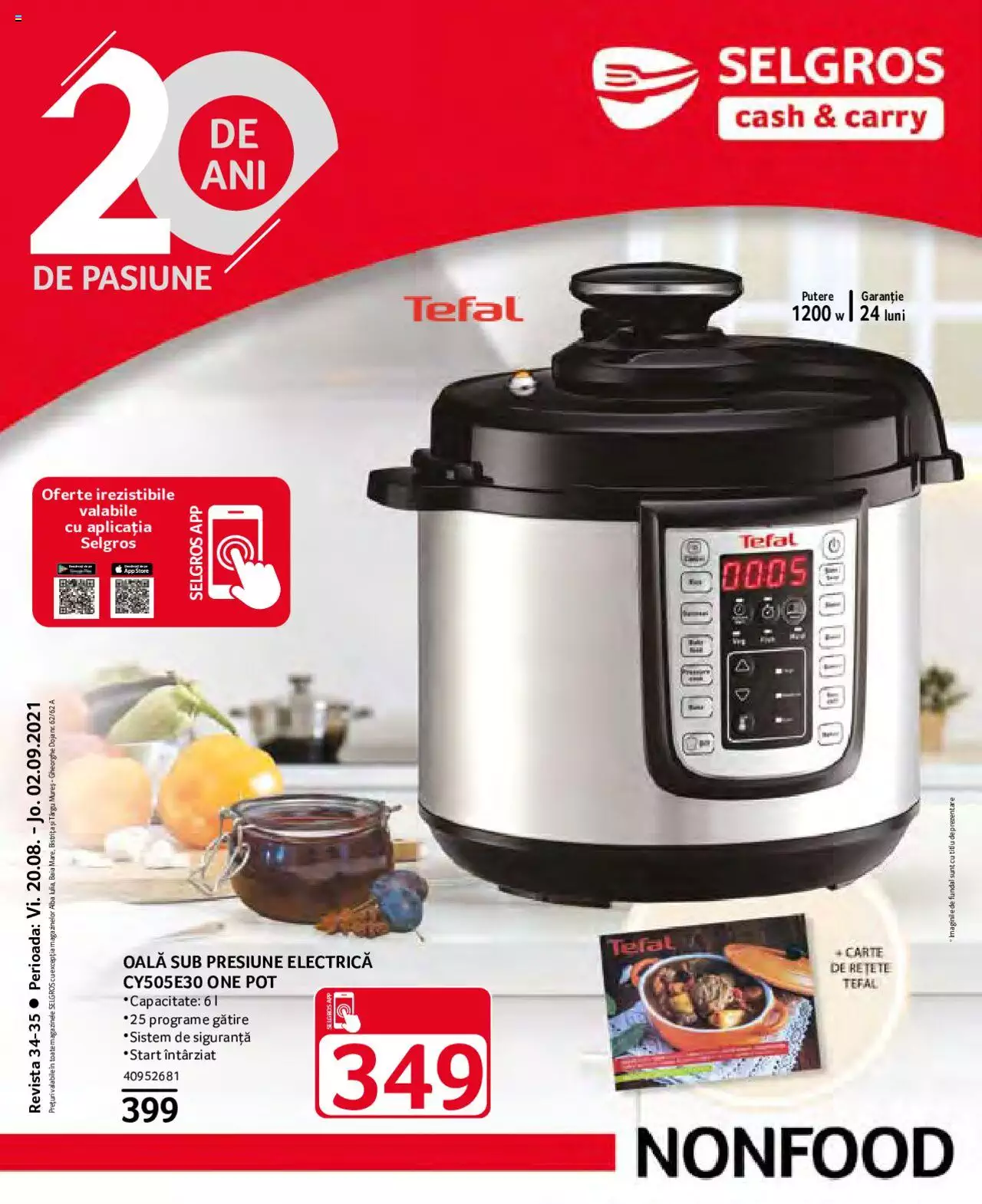 Catalog Selgros 20 August - 2 Septembrie 2021 | Pagina 1