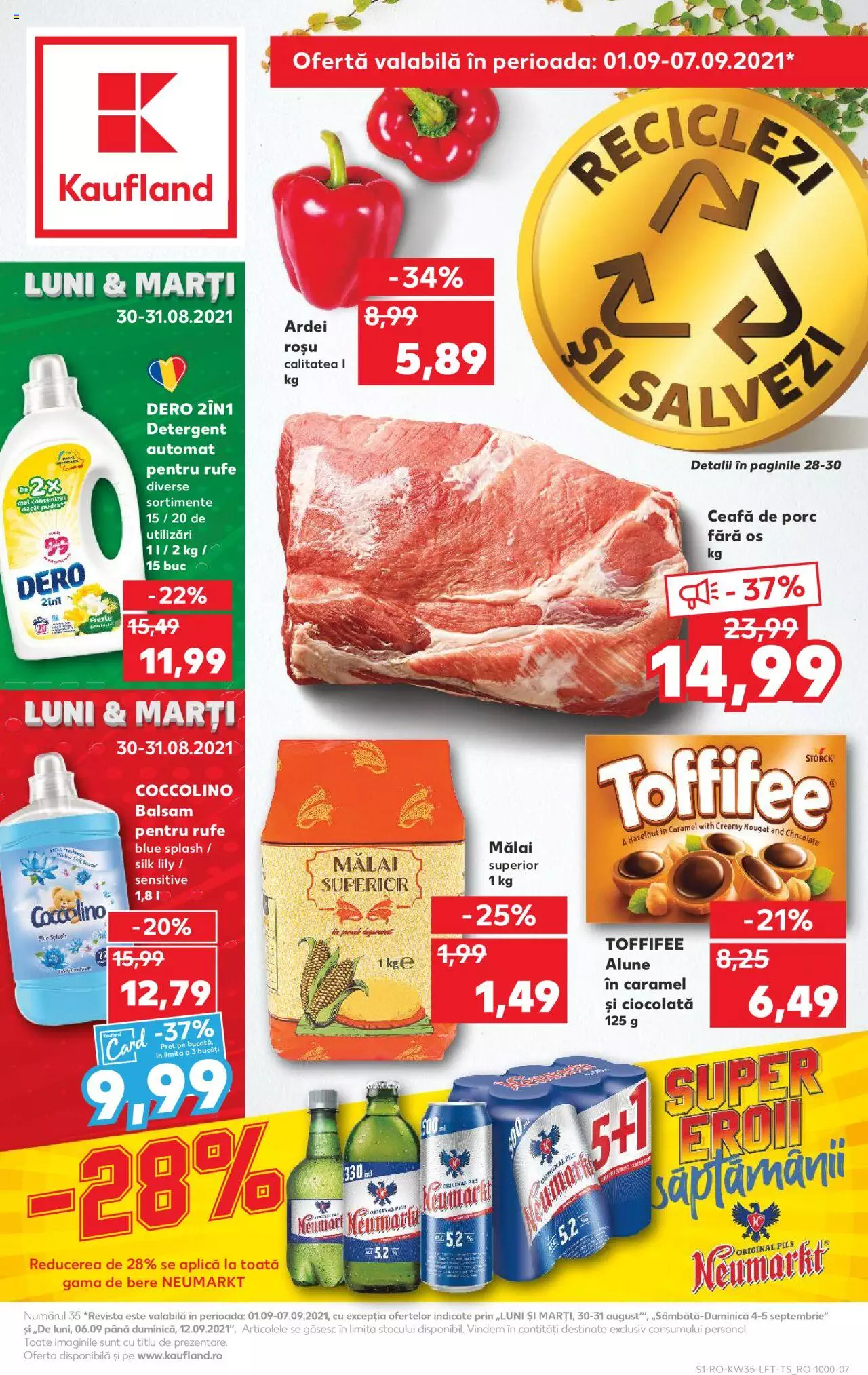 Catalog Kaufland 1 Septembrie - 7 Octombrie 2021 | Pagina 1