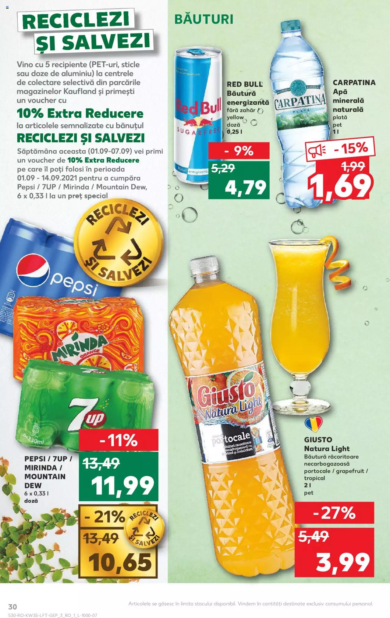 Catalog Kaufland 1 Septembrie - 7 Octombrie 2021 | Pagina 30