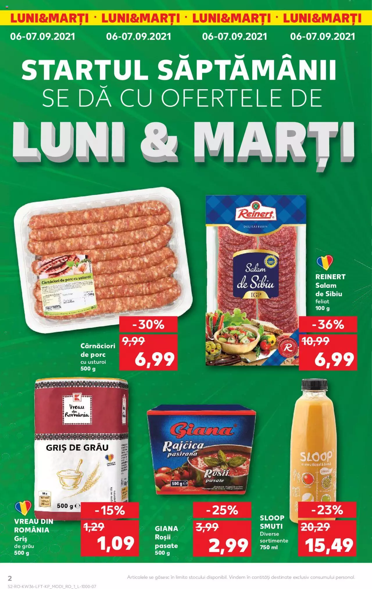 Catalog Kaufland 8 - 14 Septembrie 2021 | Pagina 2