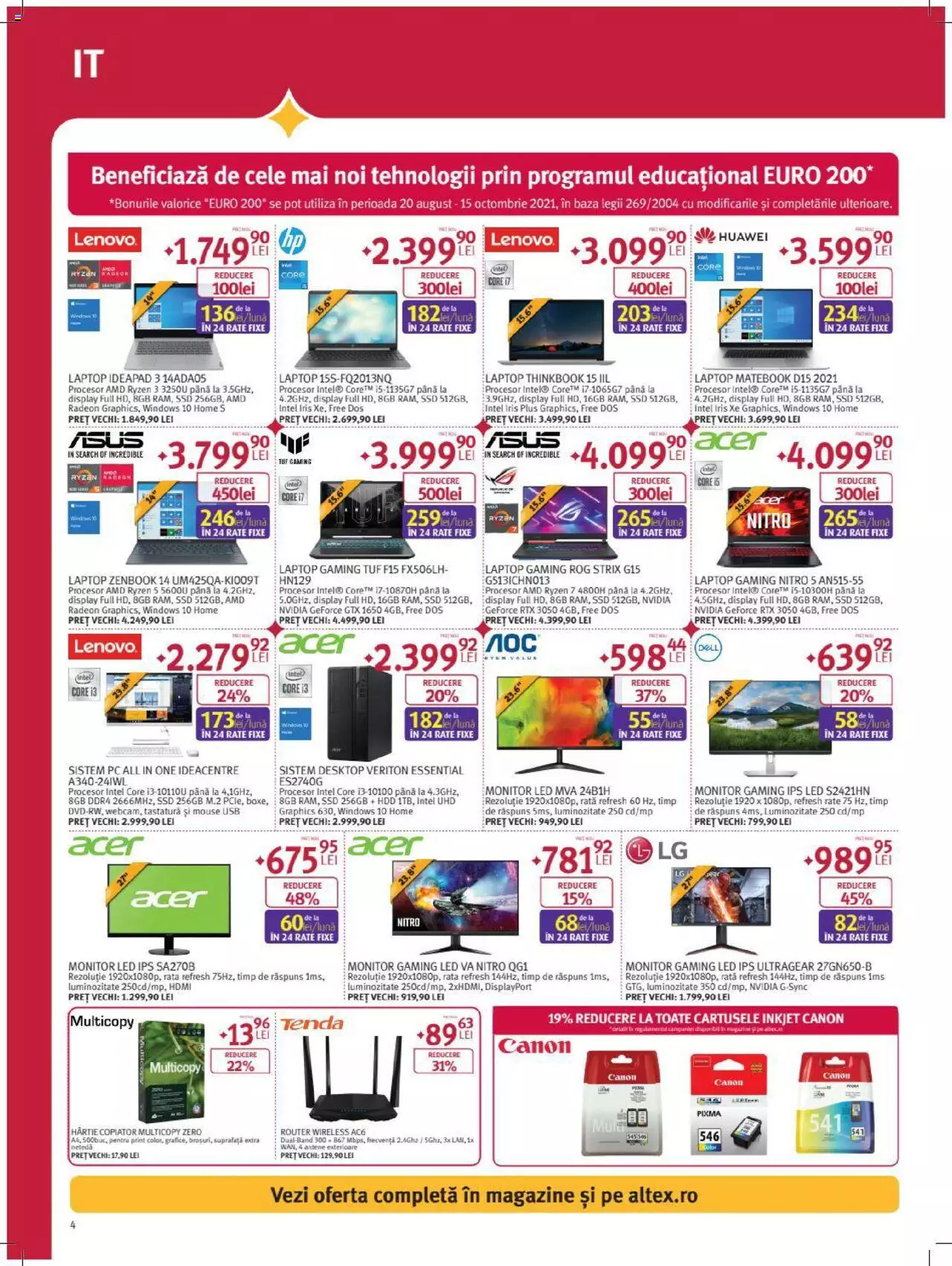 Catalog Altex 9 - 15 Septembrie 2021 | Pagina 4