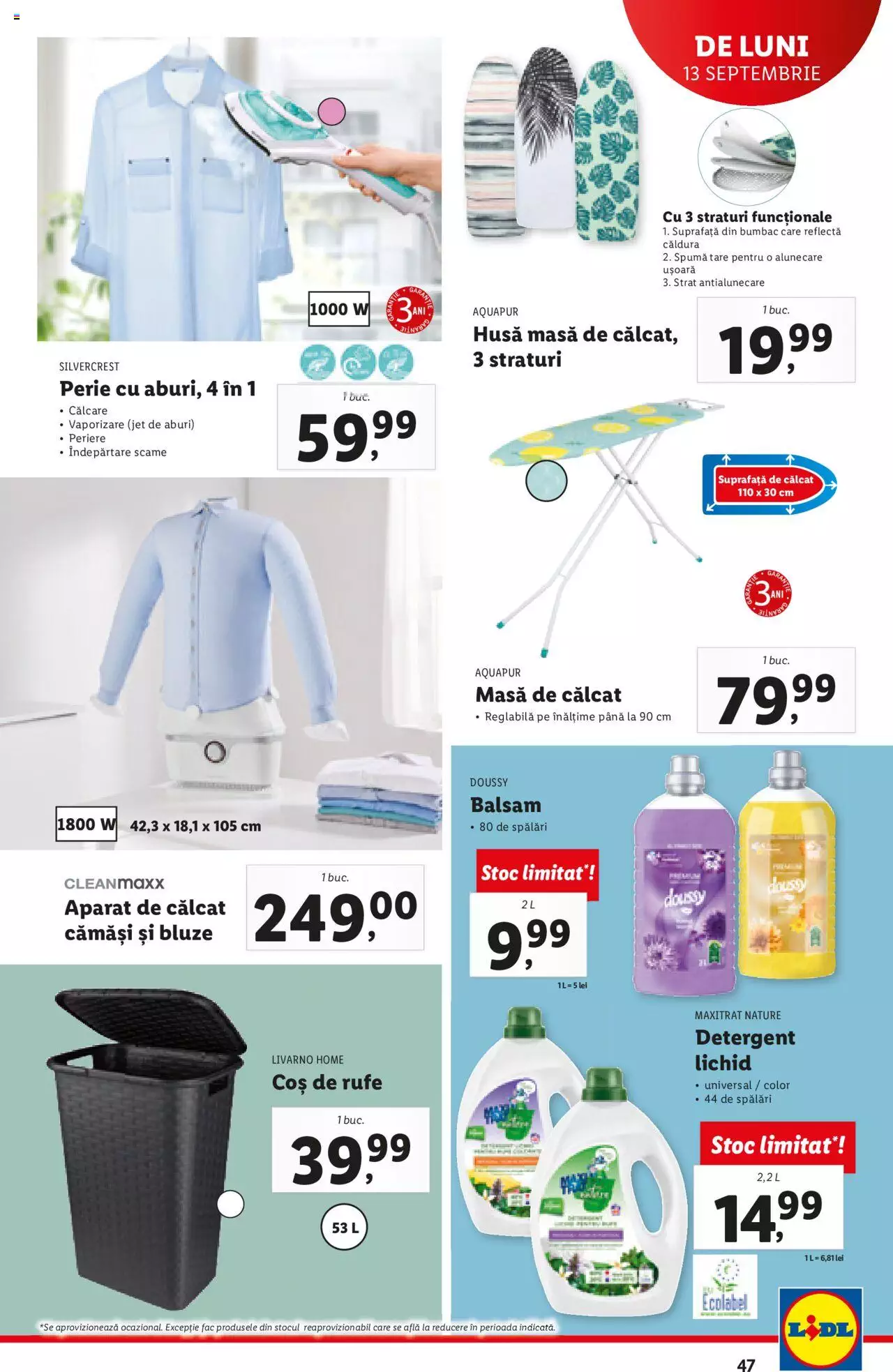 Catalog LIDL 13 - 19 Septembrie 2021 | Pagina 47
