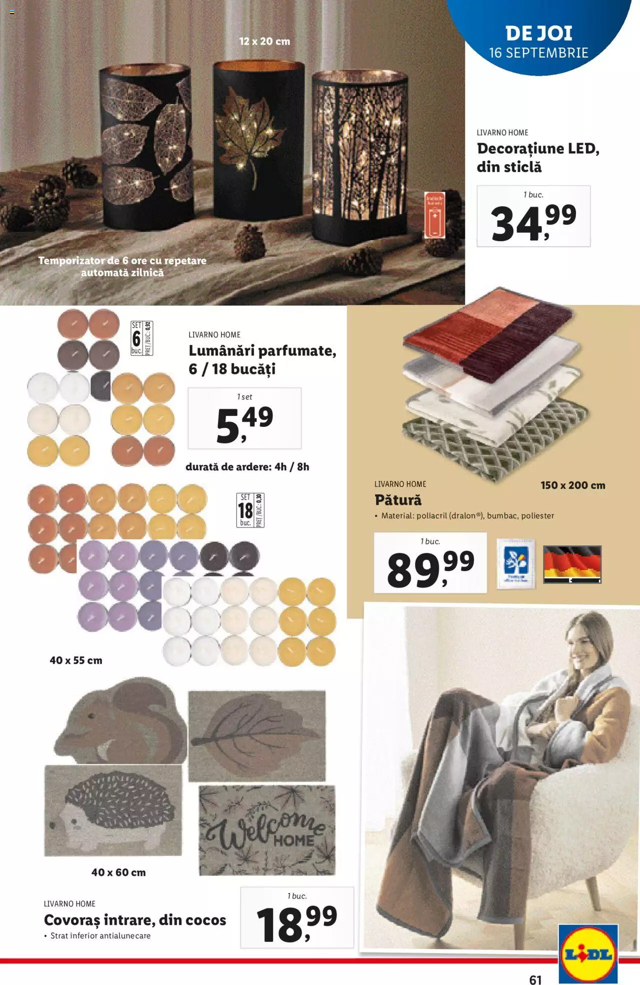 Catalog LIDL 13 - 19 Septembrie 2021 | Pagina 61