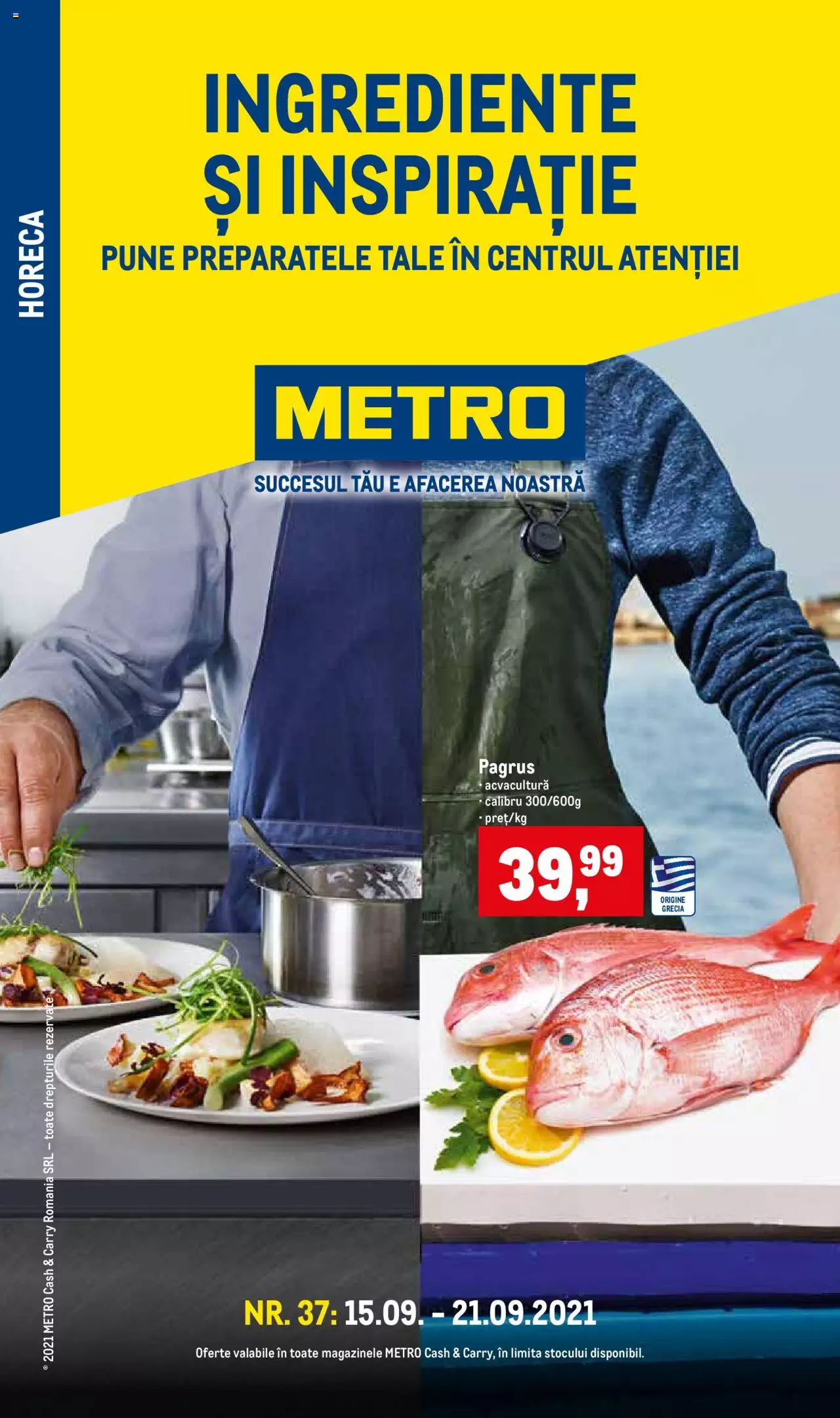 Catalog METRO 15 - 21 Septembrie 2021 | Pagina 1