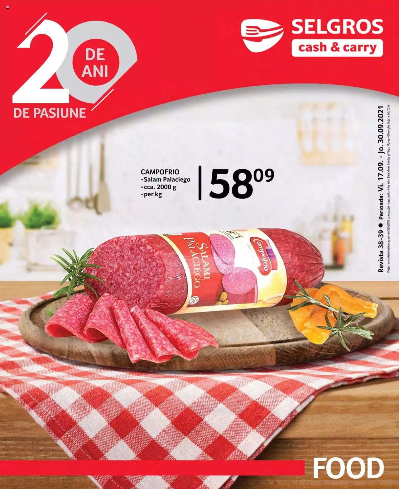 Catalog Selgros 17 - 30 Septembrie 2021 | Pagina 1