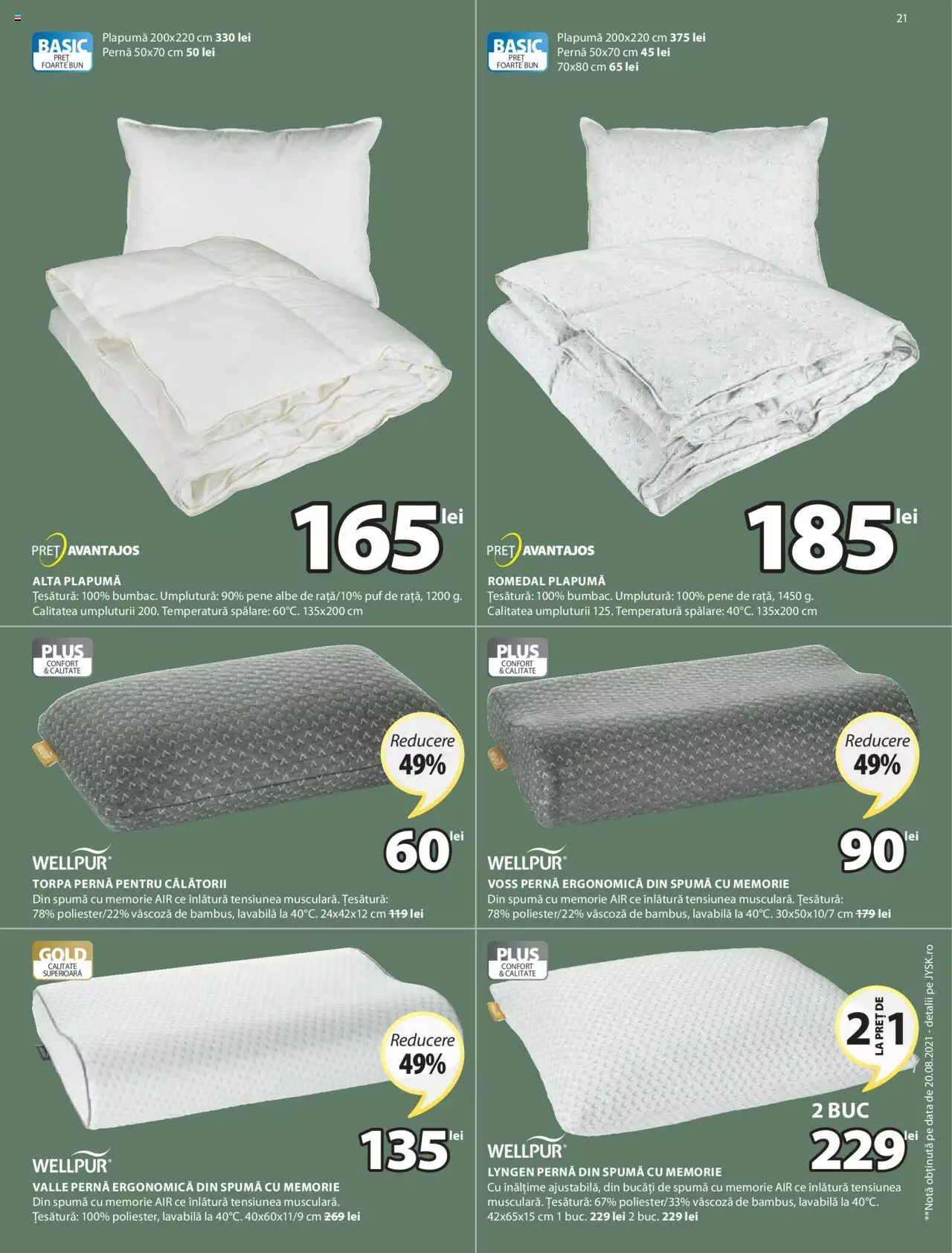 Catalog JYSK 9 Septembrie - 6 Octombrie 2021 | Pagina 21