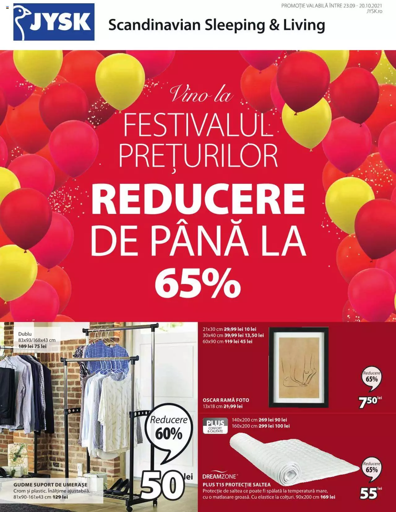 Catalog JYSK 23 Septembrie - 20 Octombrie 2021 | Pagina 1