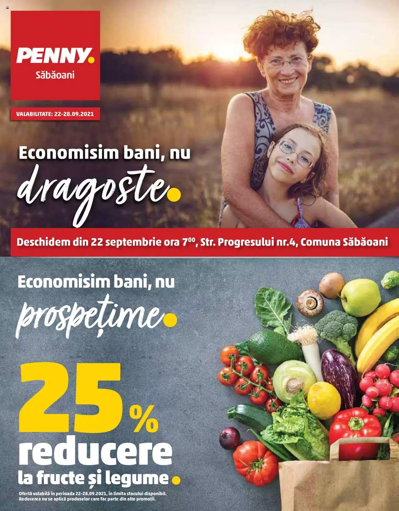 Catalog PENNY Market 22 - 28 Septembrie 2021 | Pagina 1