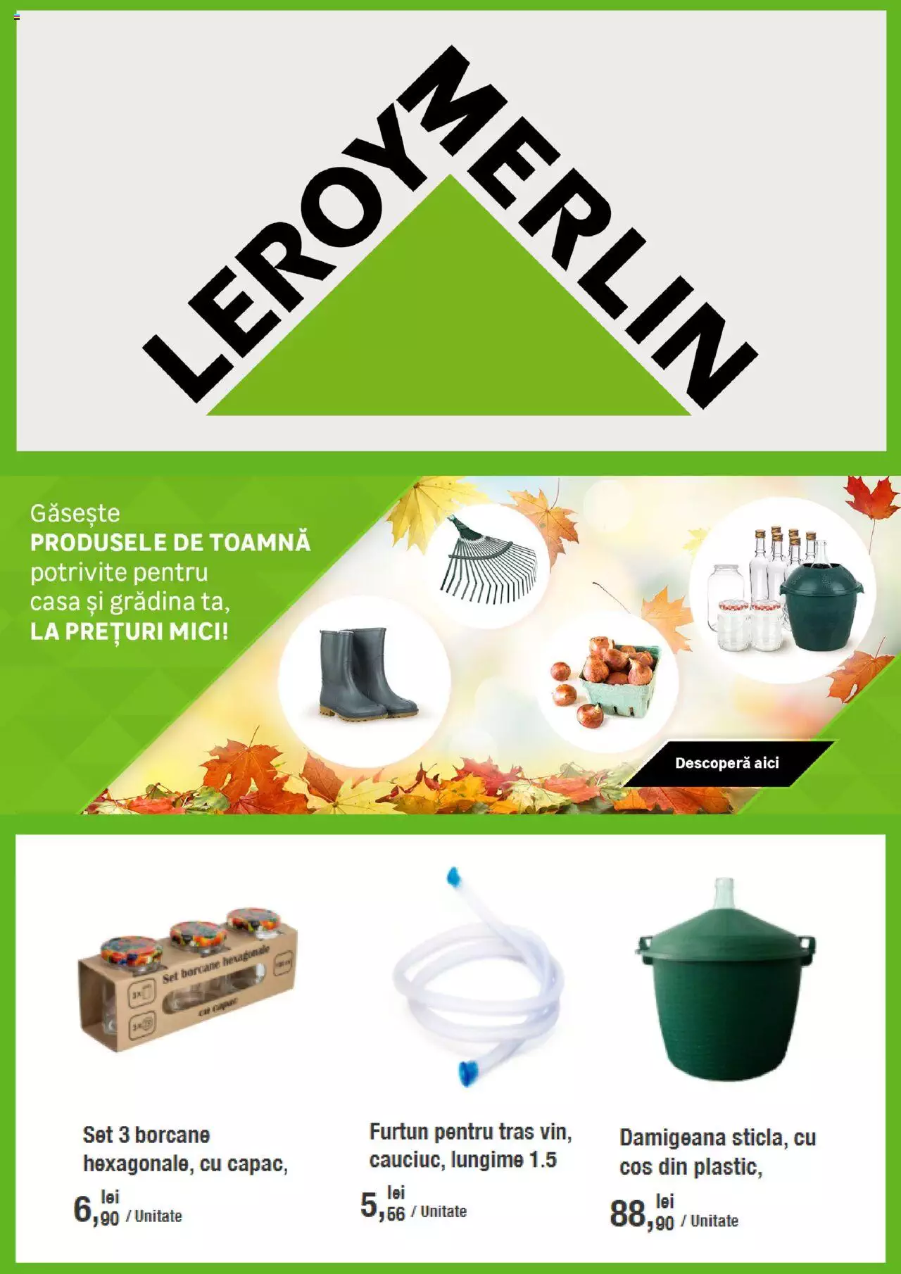 Catalog Leroy Merlin 1 - 17 Octombrie 2021 | Pagina 1