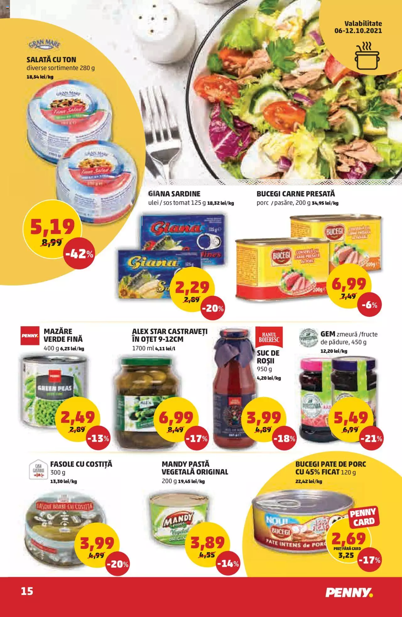Catalog PENNY Market 6 - 12 Octombrie 2021 | Pagina 15