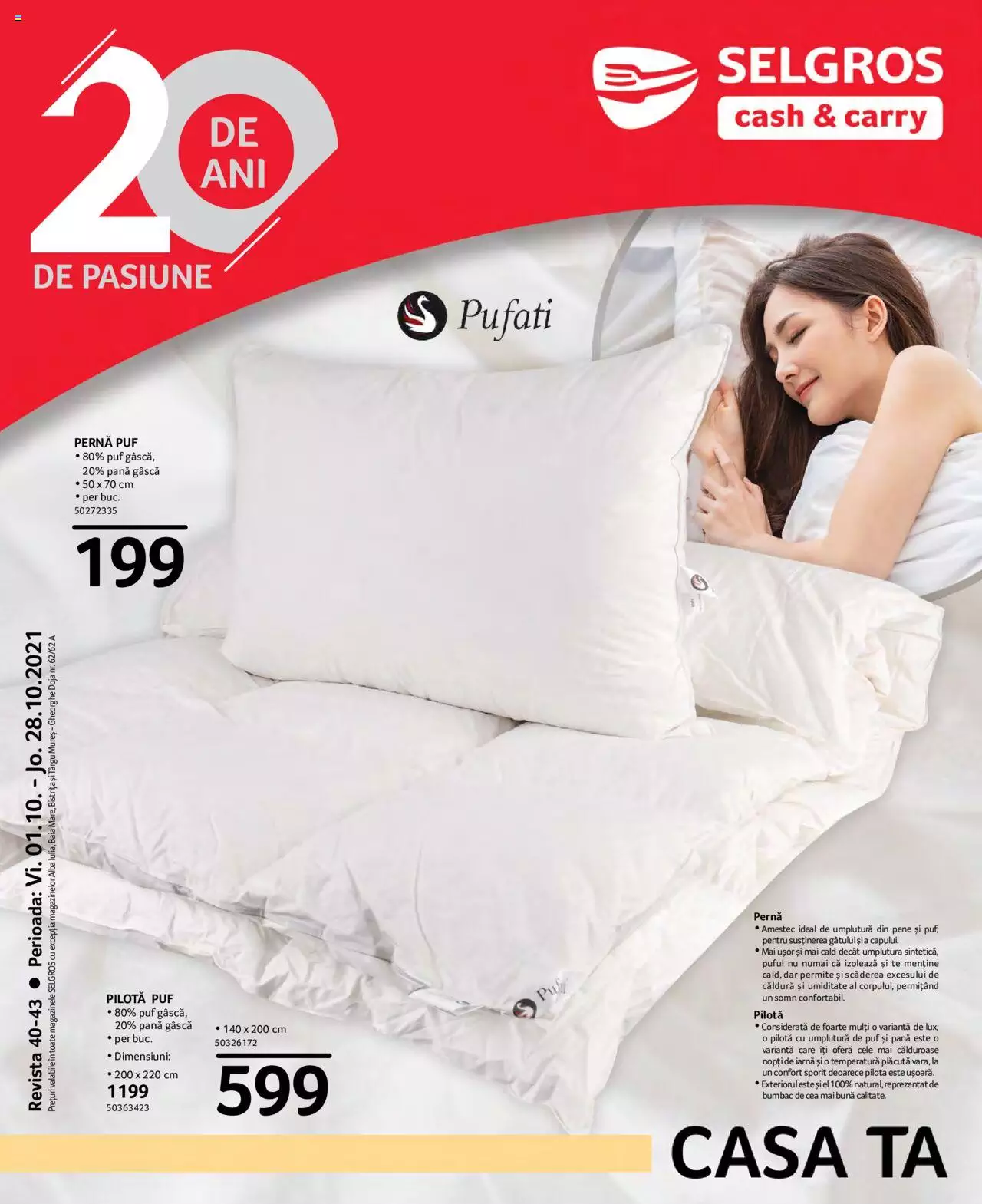Catalog Selgros 1 - 28 Octombrie 2021 | Pagina 1