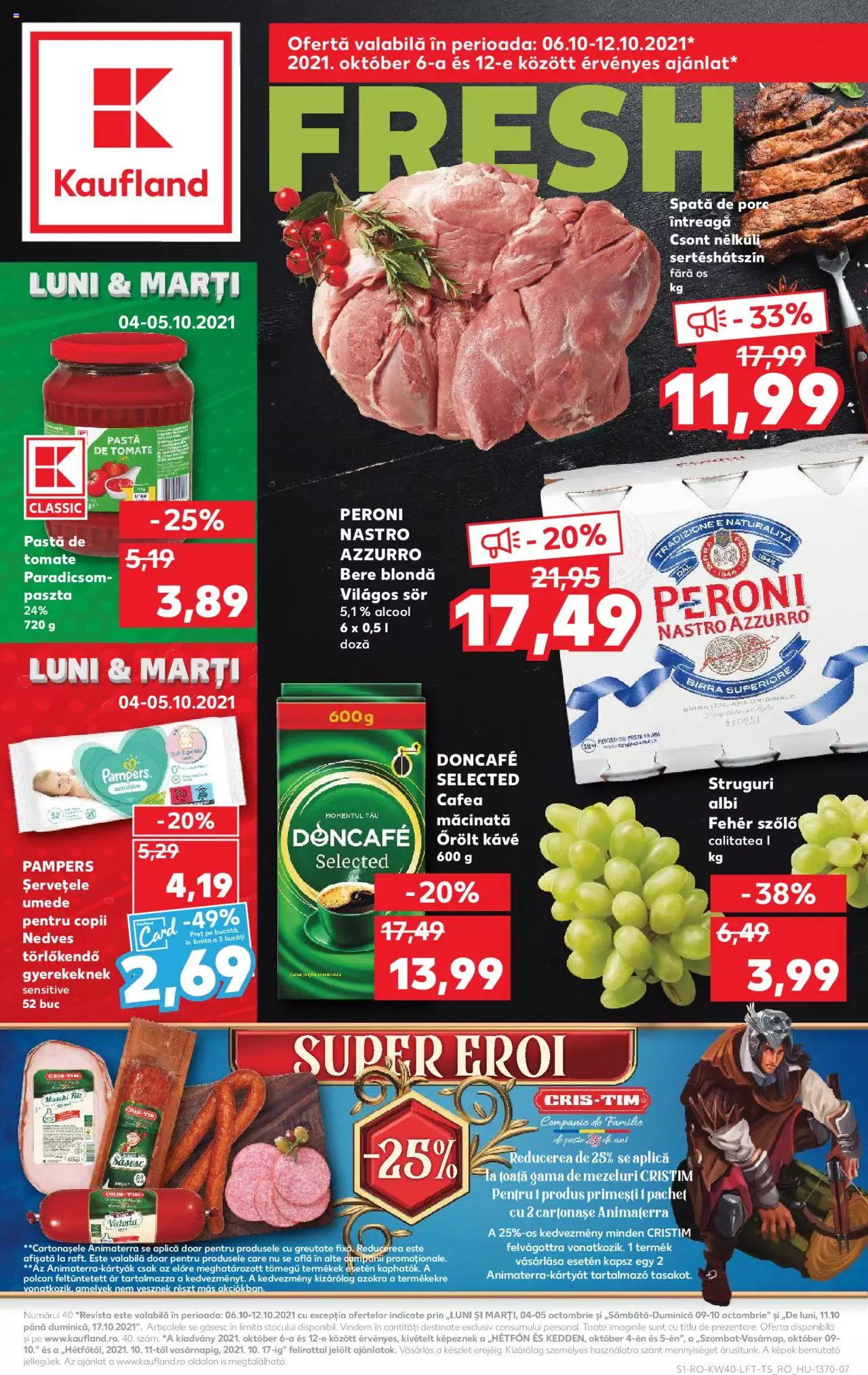 Catalog Kaufland 6 - 12 Octombrie 2021 | Pagina 1