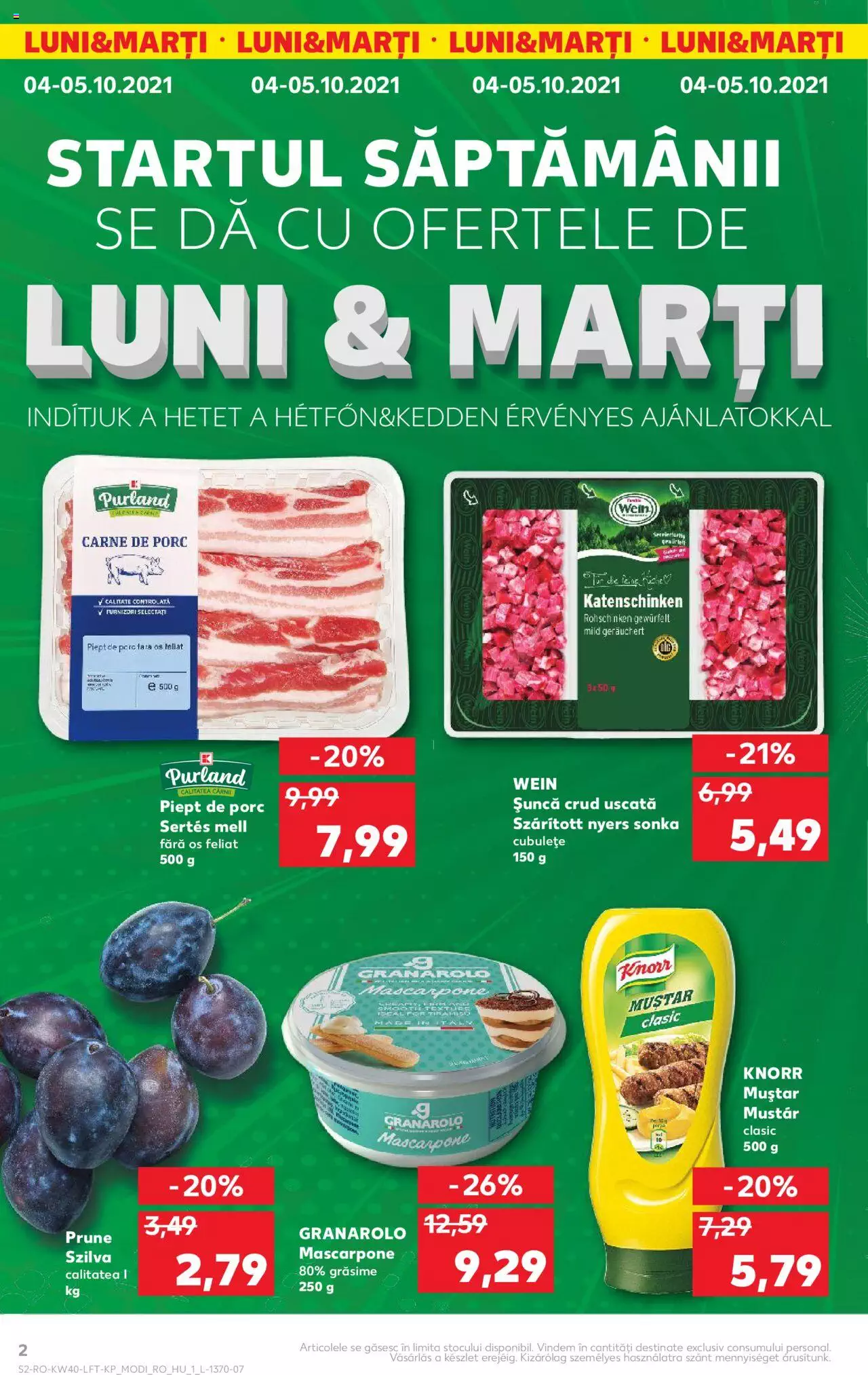 Catalog Kaufland 6 - 12 Octombrie 2021 | Pagina 2