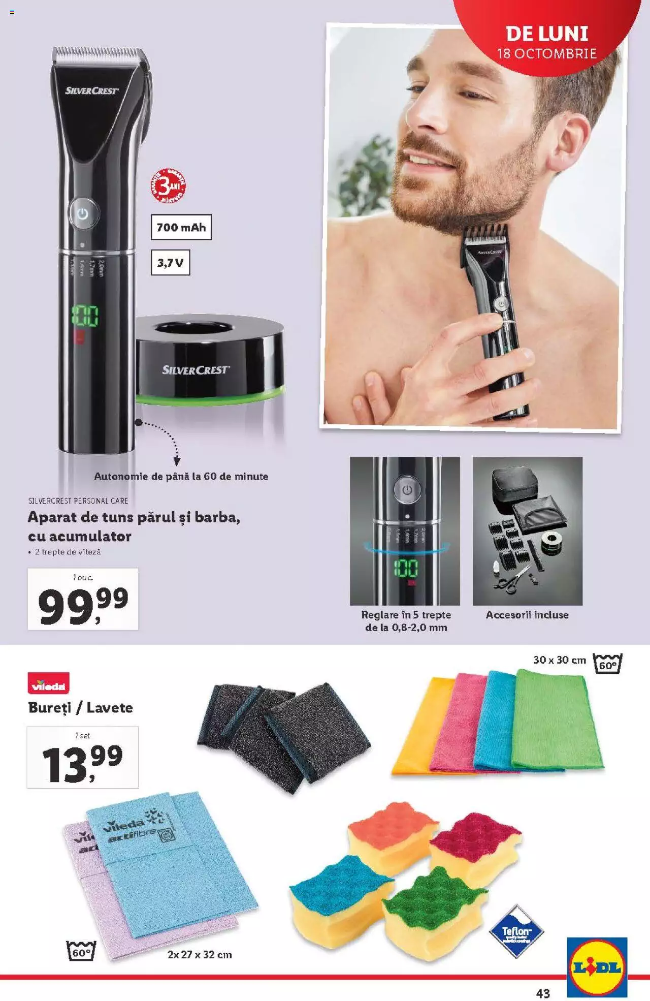 Catalog LIDL 18 - 24 Octombrie 2021 | Pagina 43