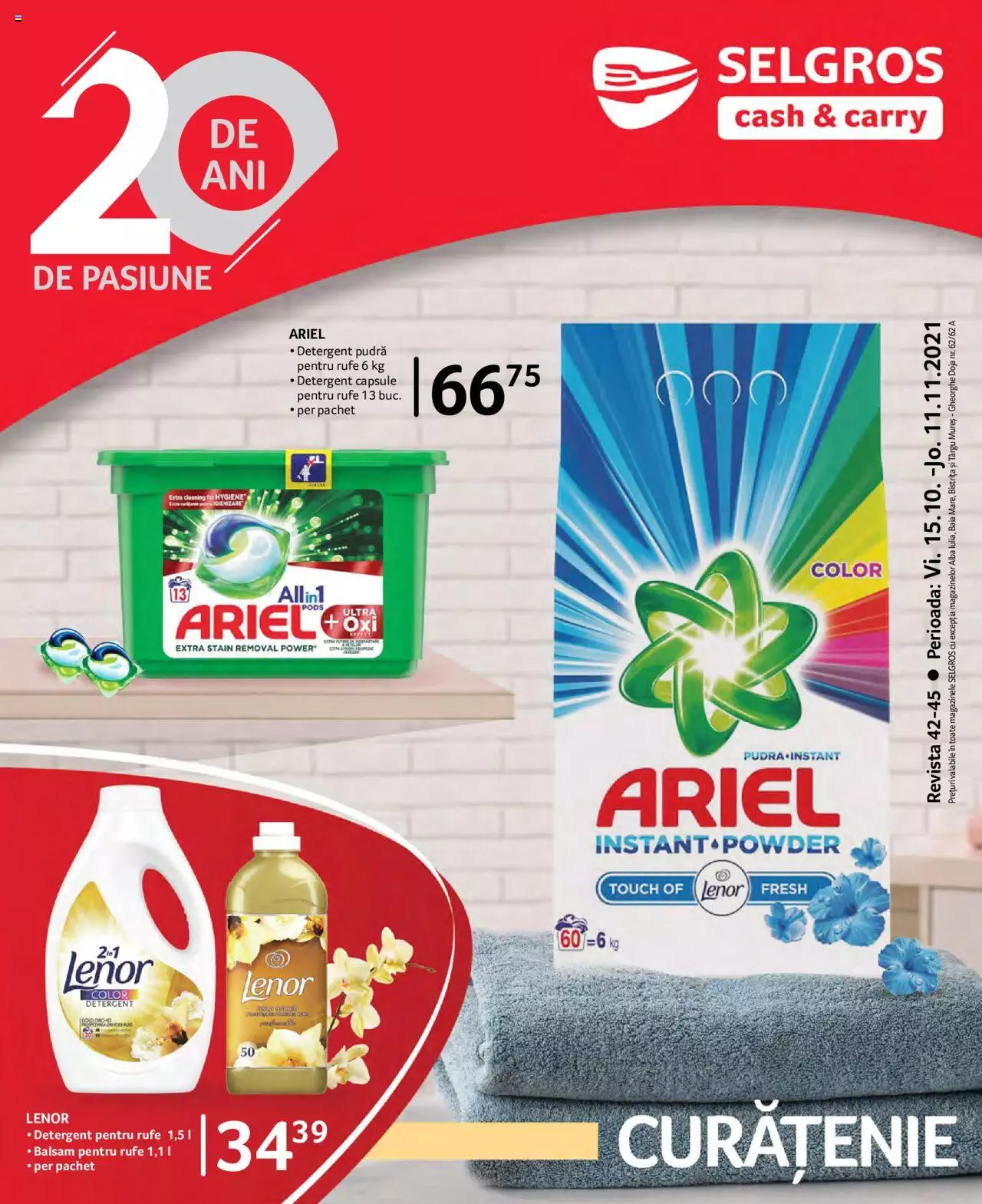 Catalog Selgros 15 Octombrie - 11 Noiembrie 2021 | Pagina 1