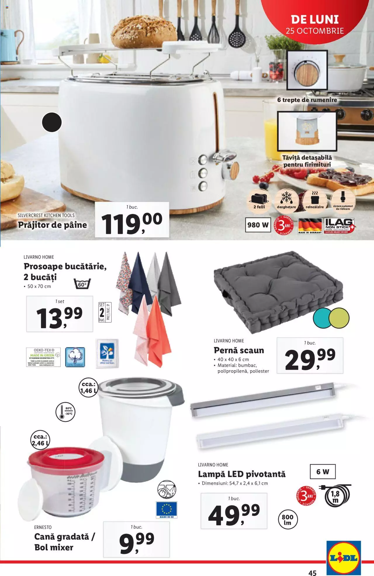 Catalog LIDL 25 - 31 Octombrie 2021 | Pagina 45