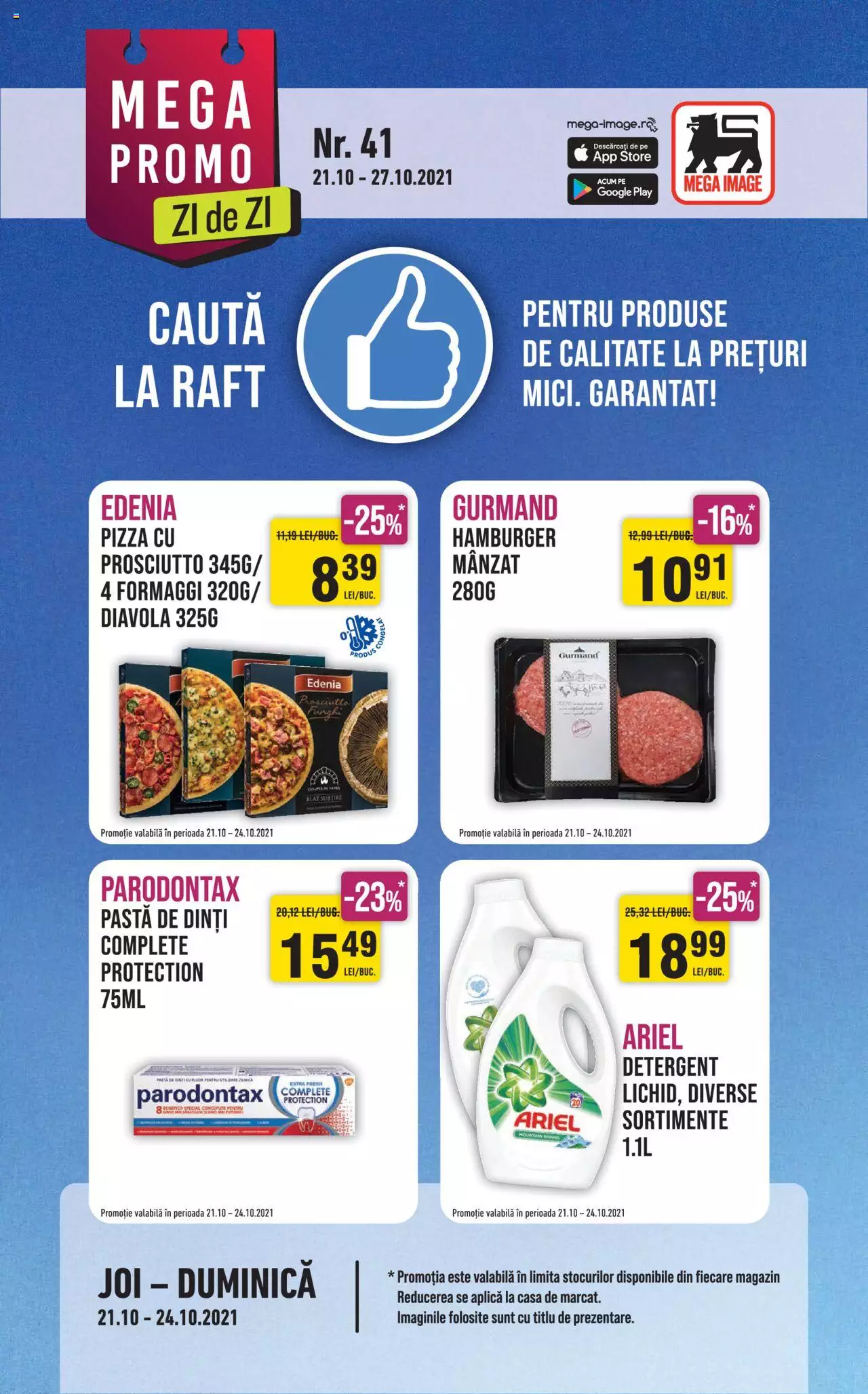 Catalog Mega Image 21 - 27 Octombrie 2021 | Pagina 1