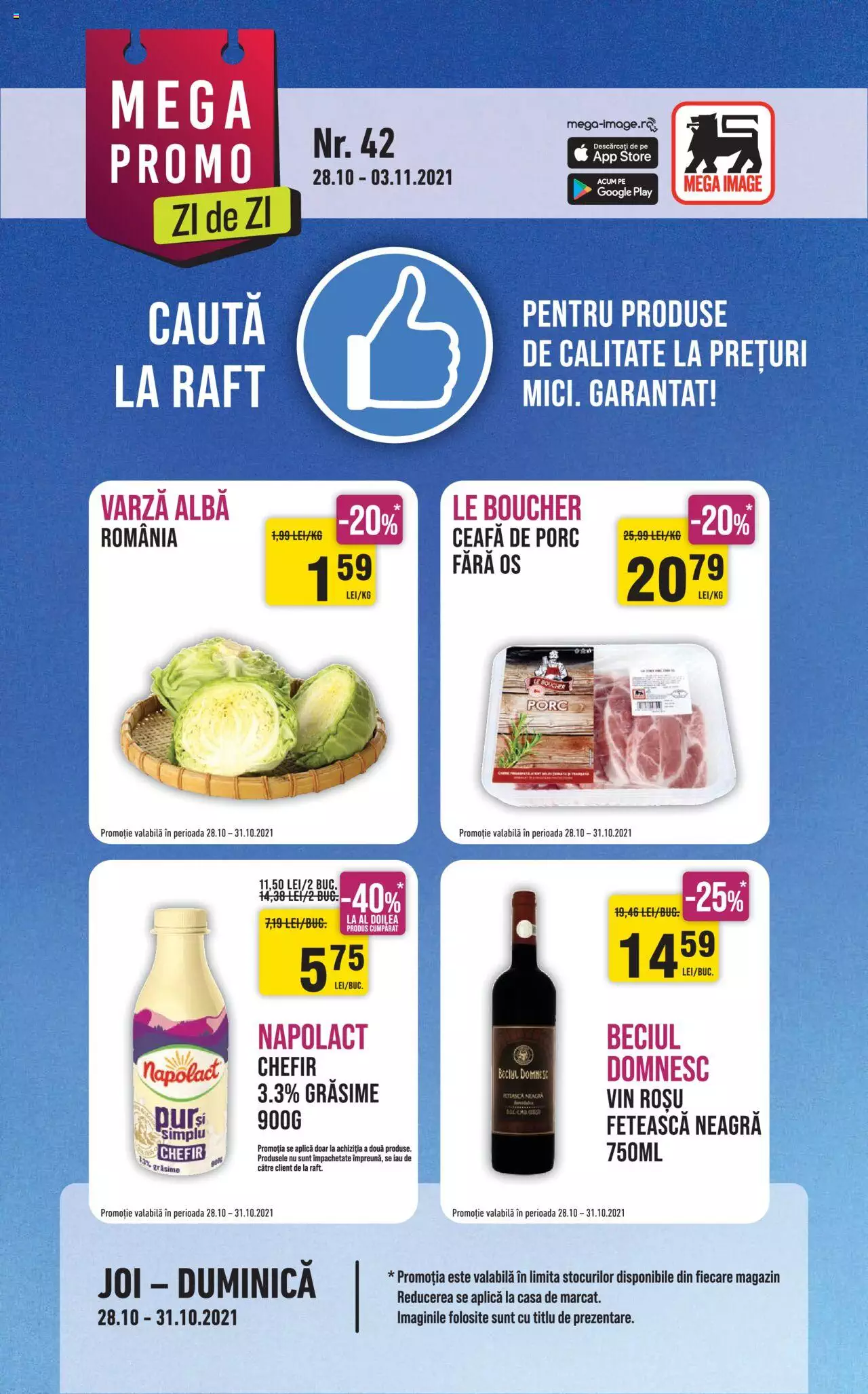 Catalog Mega Image 28 Octombrie - 3 Noiembrie 2021 | Pagina 1