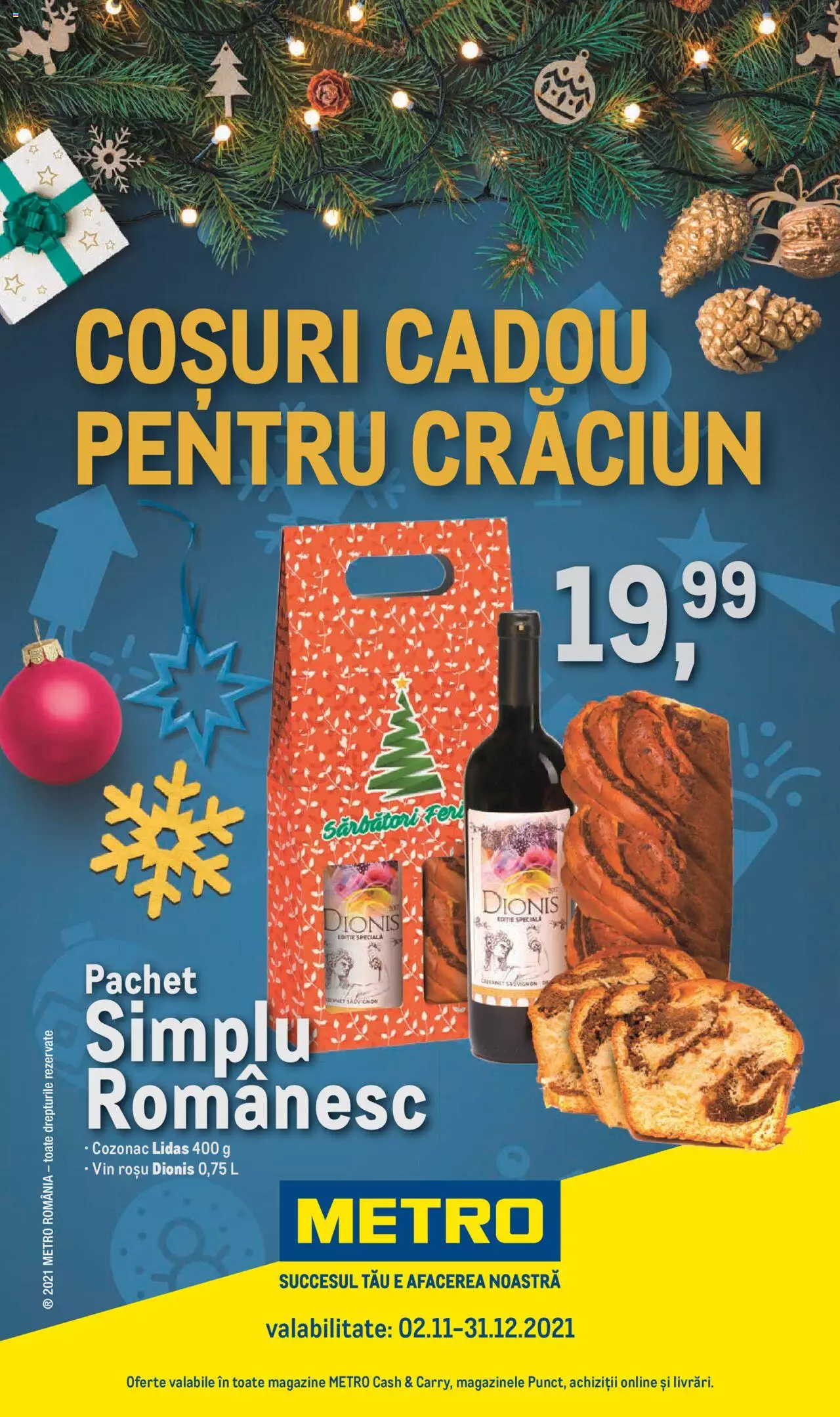Catalog METRO 2 Noiembrie - 31 Decembrie 2021 | Pagina 1