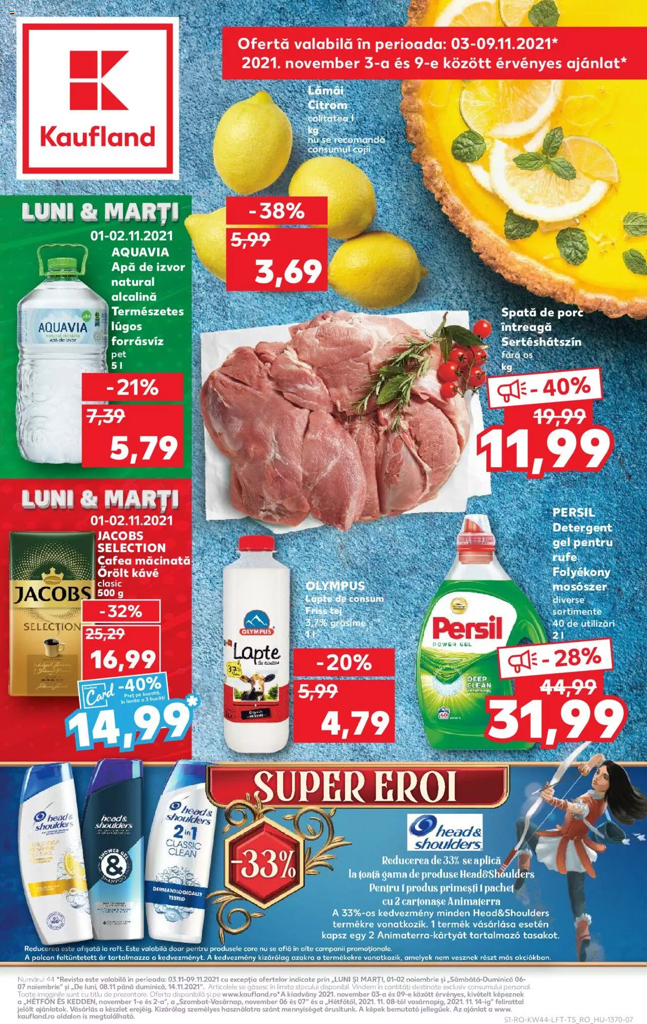 Catalog Kaufland 3 - 9 Noiembrie 2021 | Pagina 1