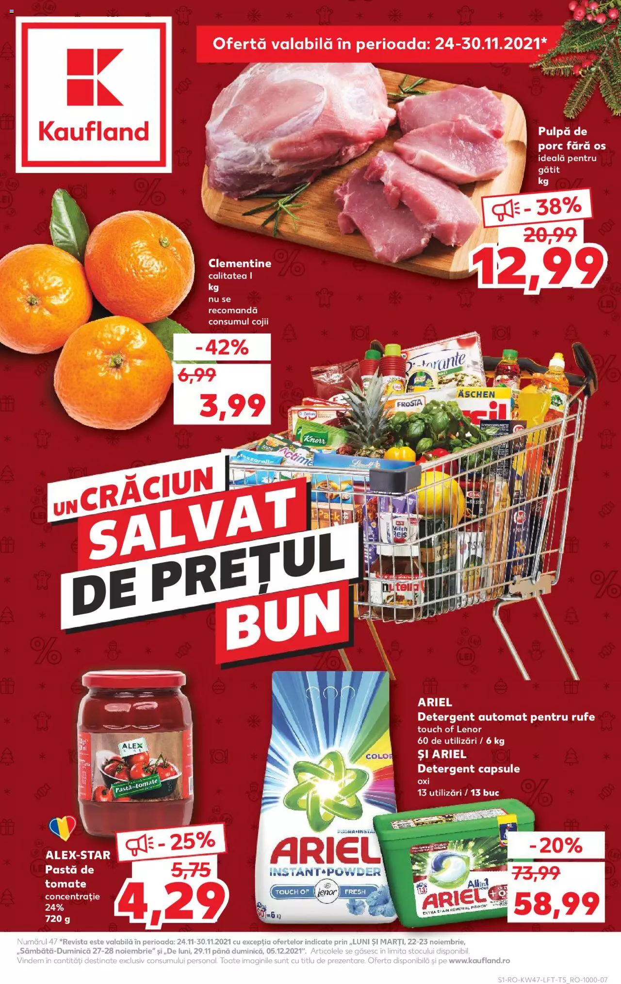 Catalog Kaufland 24 - 30 Noiembrie 2021 | Pagina 1