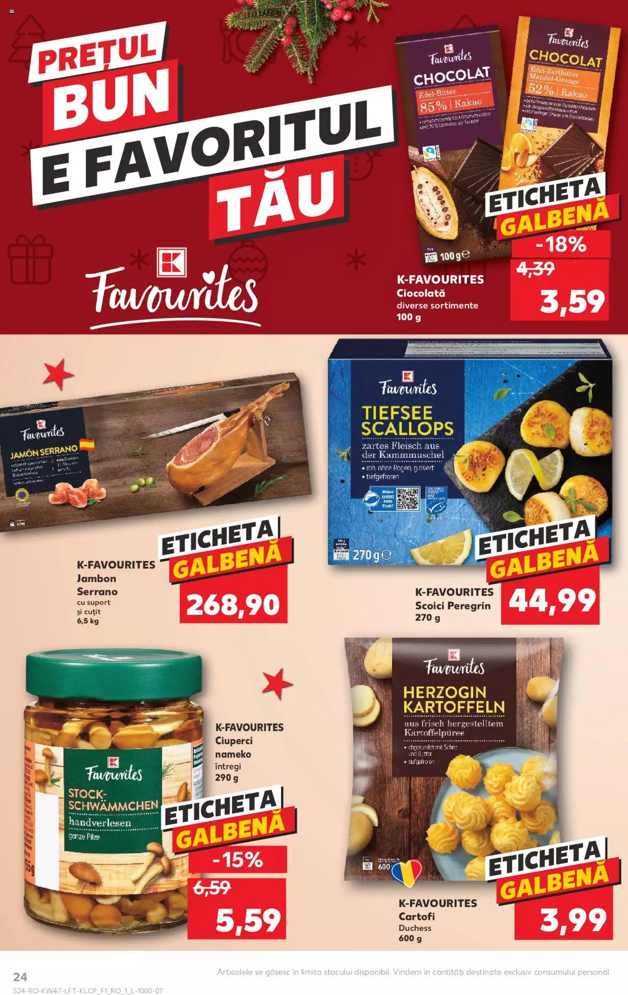 Catalog Kaufland 24 - 30 Noiembrie 2021 | Pagina 24