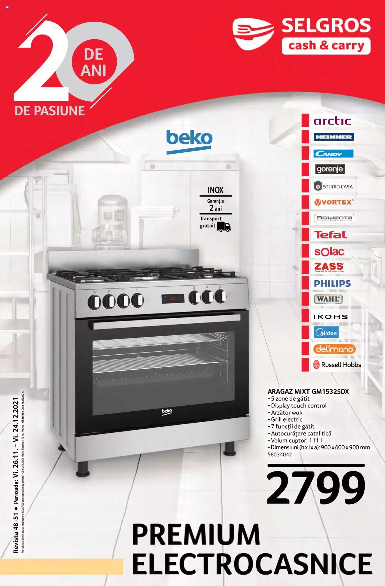 Catalog Selgros 26 Noiembrie - 24 Decembrie 2021 | Pagina 1